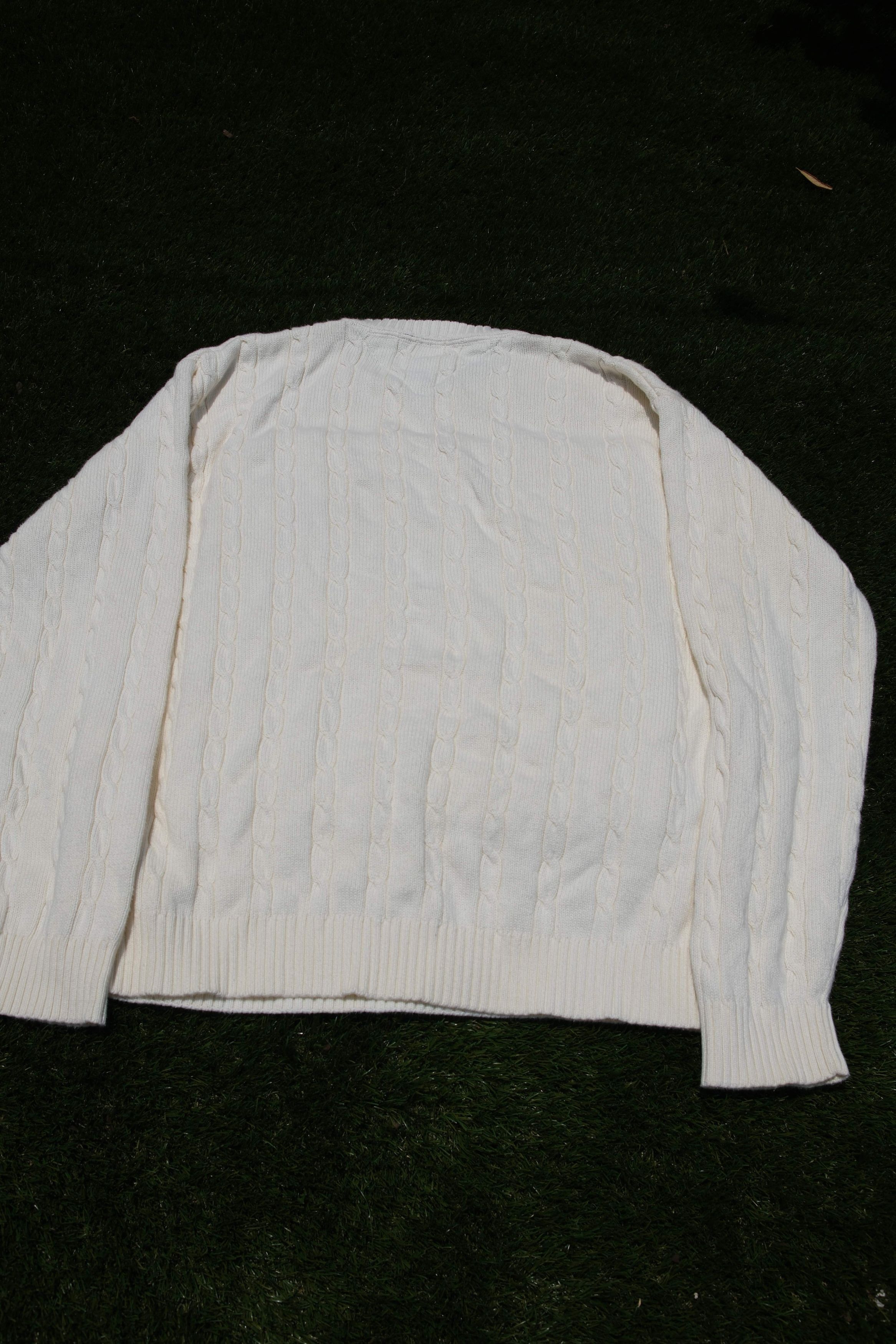 Tommy Hilfiger 90s Tommy Hilfiger Heavyweight Sweater Size US L / EU 52-54 / 3 - 3 Thumbnail