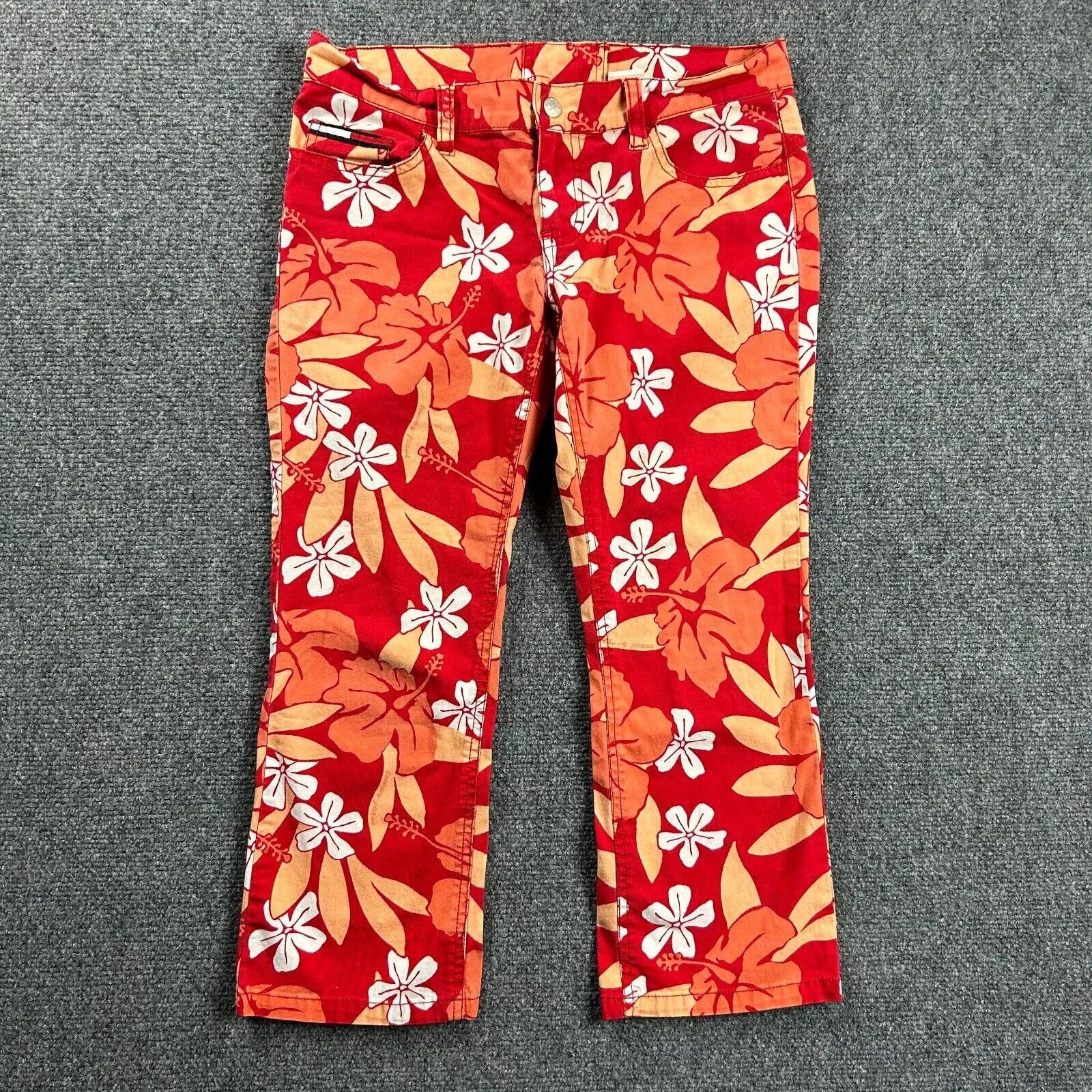 Tommy Hilfiger Tommy Hilfiger Pants Womens Juniors 3 Capri Hawaiian Y2K Size 28" / US 6 / IT 42 - 1 Thumbnail