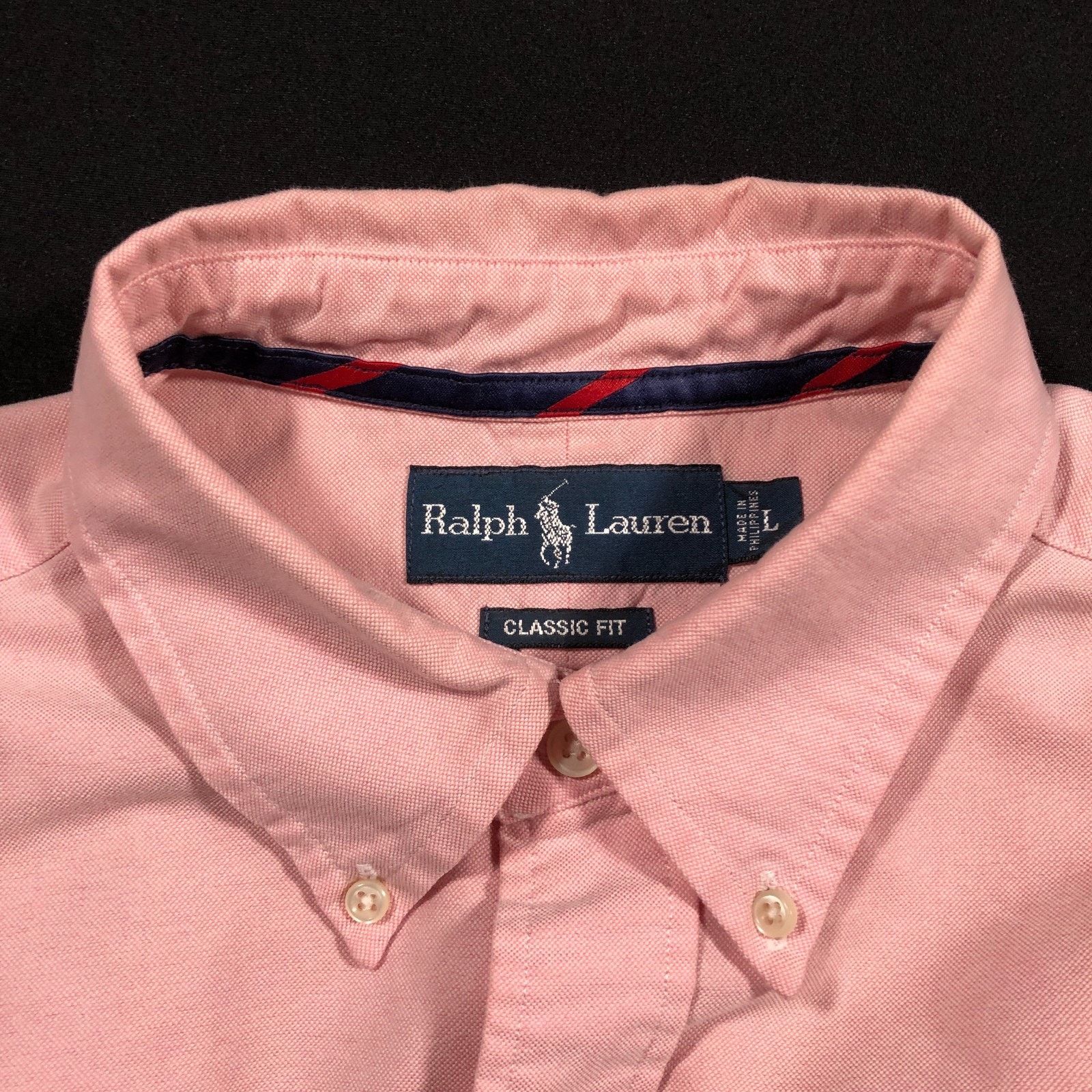 Polo Ralph Lauren Polo Ralph Lauren pink long sleeve oxford button down shirt Size US L / EU 52-54 / 3 - 6 Thumbnail