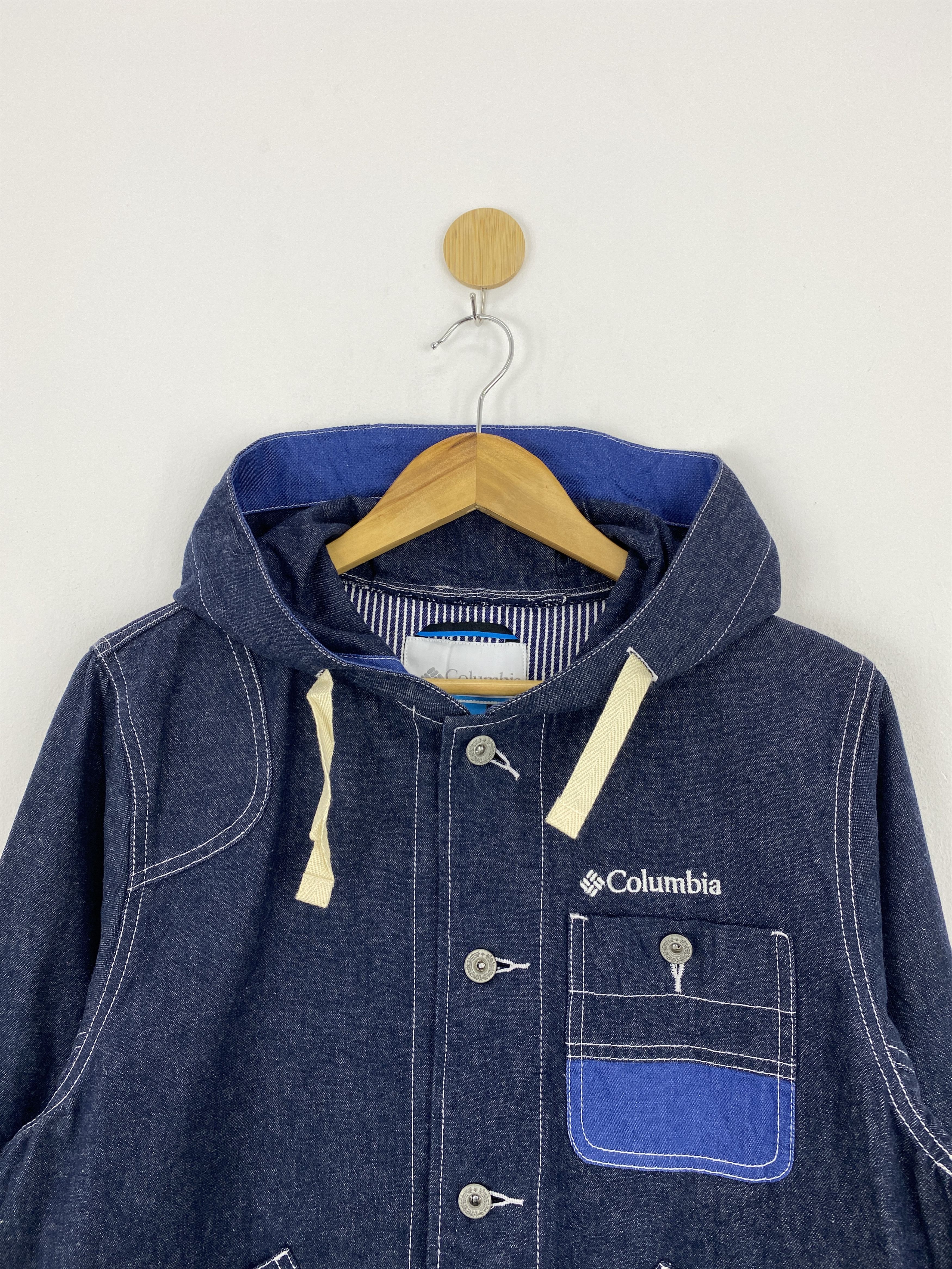 Columbia Vintage Columbia Multi pocket Tactical Denim Jacket J1864 Size US S / EU 44-46 / 1 - 2 Thumbnail