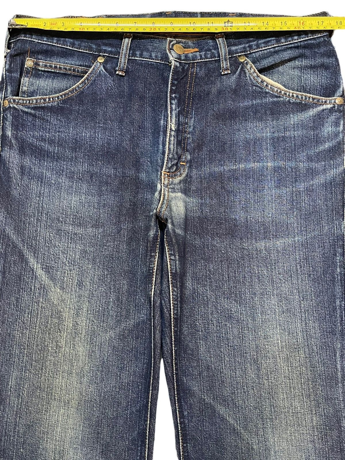 Lee Vintage Lee Blue Faded Wash Style Bootcut Style Jeans Size US 34 / EU 50 - 11 Thumbnail