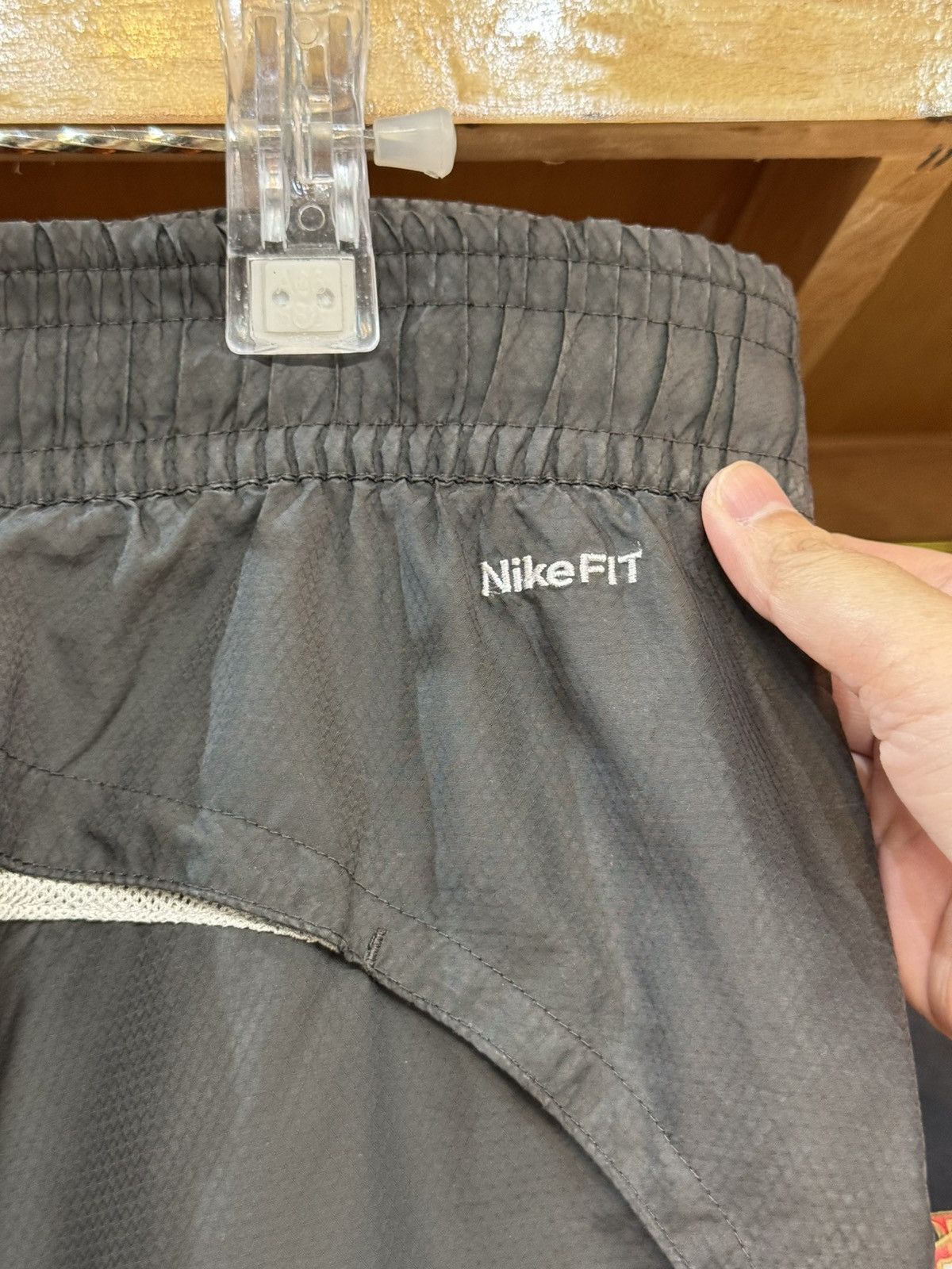 Vintage Vintage Nike Miniswoosh 00's Nylon Pants Size US 35 - 4 Thumbnail