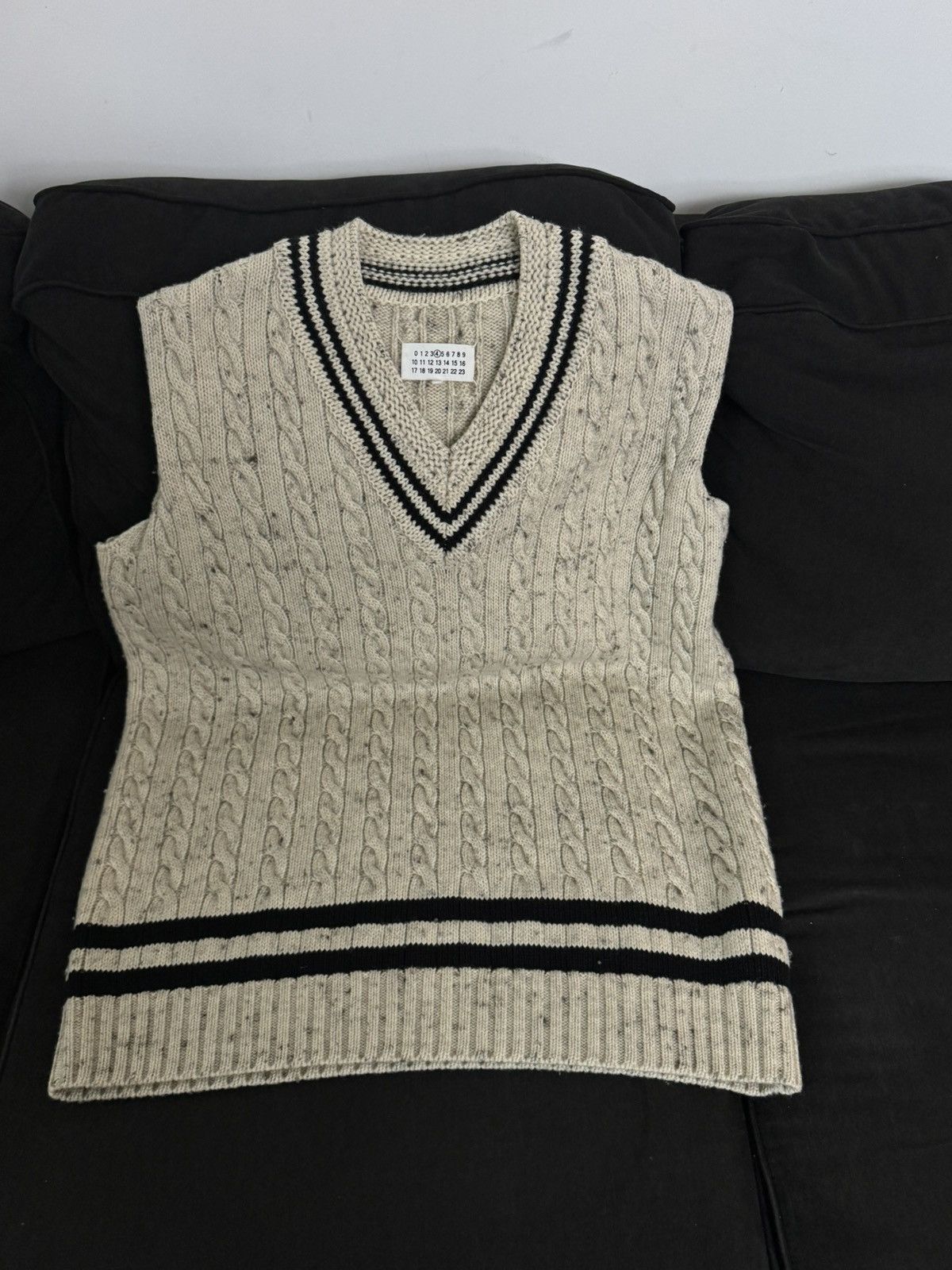 Maison Margiela Wool/Cotton Sweater Vest