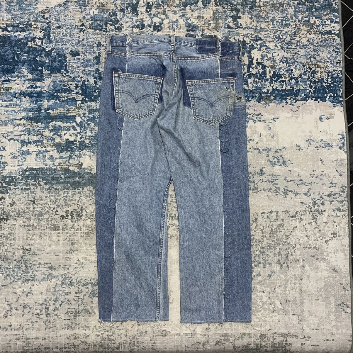 Designer × Japanese Brand Rare ! 2nd Existence Denim Reworks Size US 34 / EU 50 - 2 Thumbnail