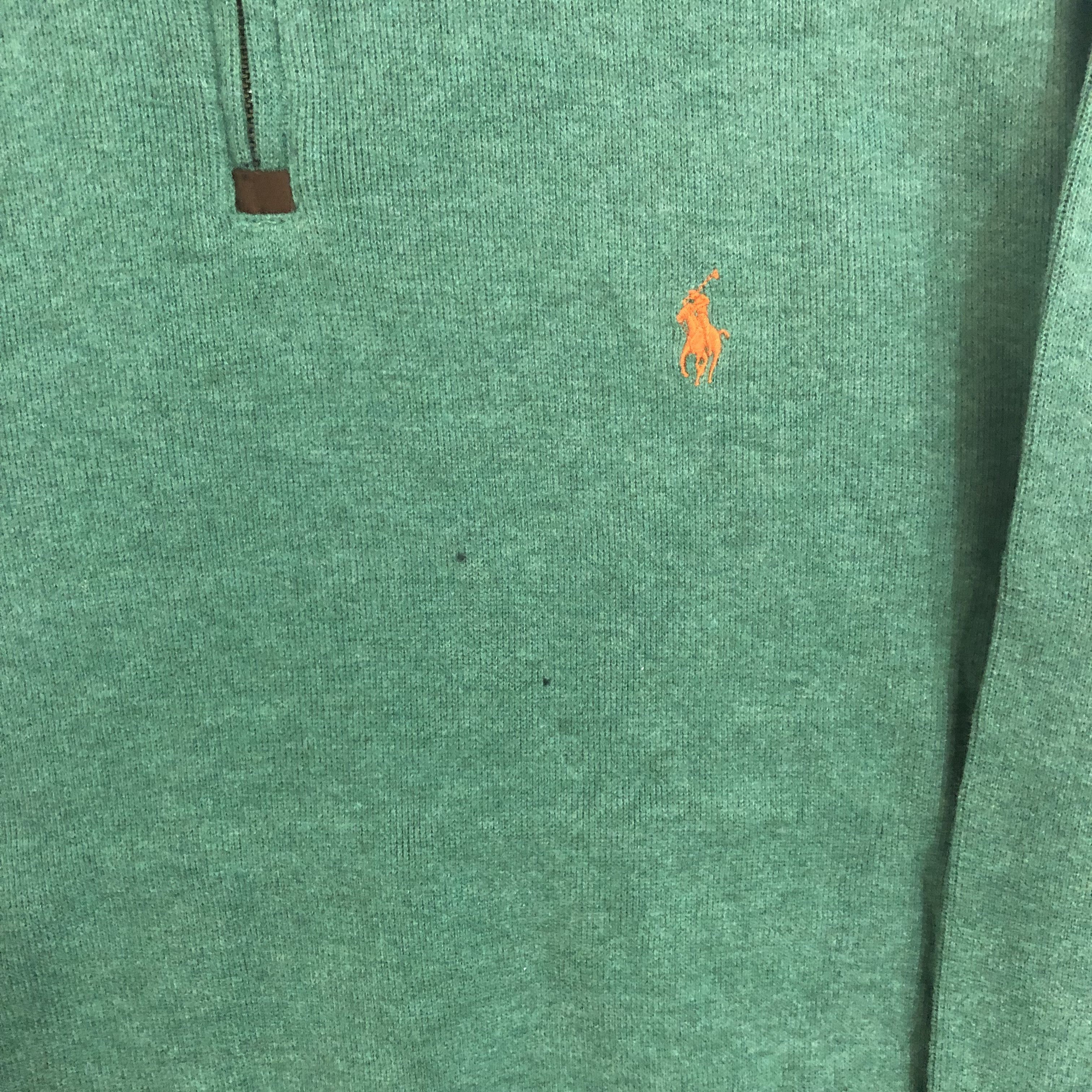 Polo Ralph Lauren Vintage Half Zip Jumper Sweatshirt Ralph Lauren Medium Size US M / EU 48-50 / 2 - 4 Thumbnail