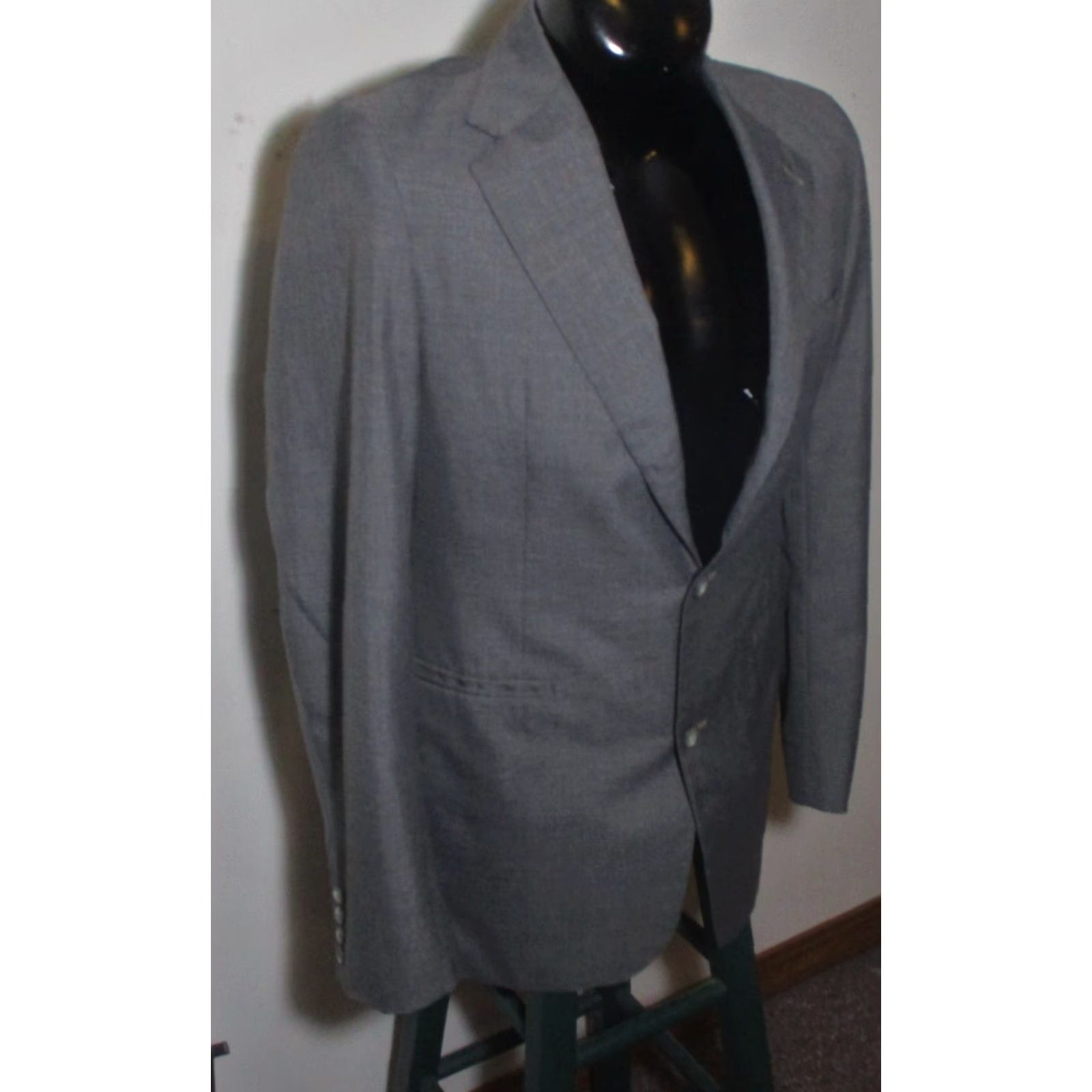 Brooks Brothers BROOKS BROTHERS Vintage Gray "Brooksgate" Blazer Suit Jacket 38L Blazer Mens Wool Size 38R - 3 Thumbnail