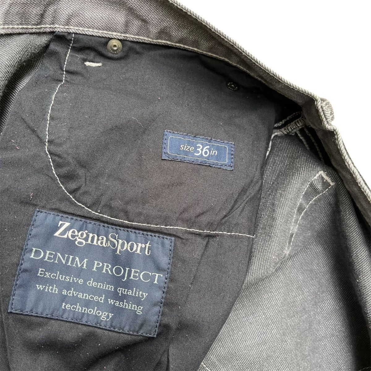 Z Zegna Grey Zegna Smart Denim Pants Size US 34 / EU 50 - 10 Thumbnail