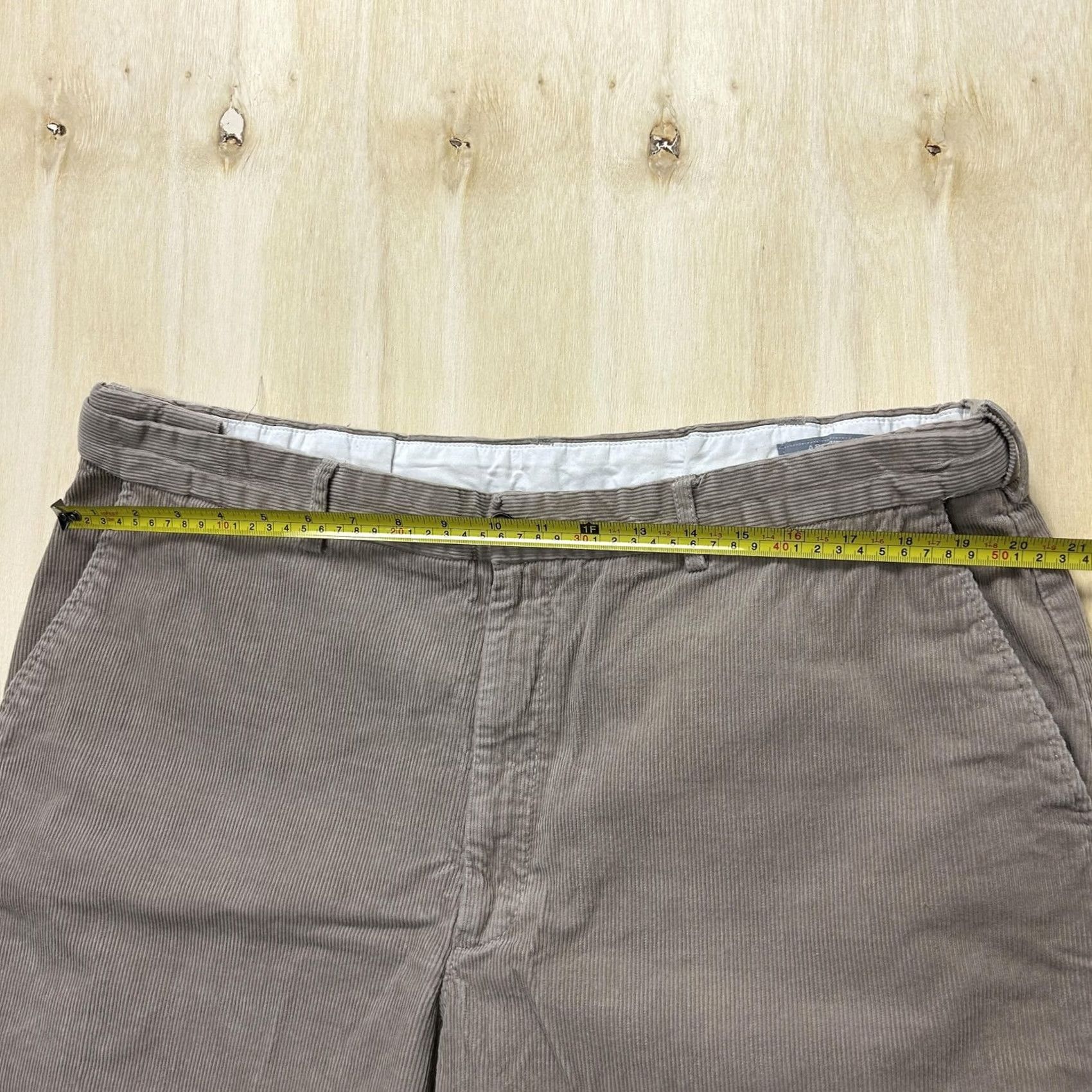 Vintage Y2K Brown Corduroy Chino Pants Mens 40x28 Relaxed Straight Fall Casual Corduroy Chino Pants Mens 40x28 Brown Vintage Casual Pants Mens Code: 2-3328 Size US 40 / EU 56 - 3 Thumbnail