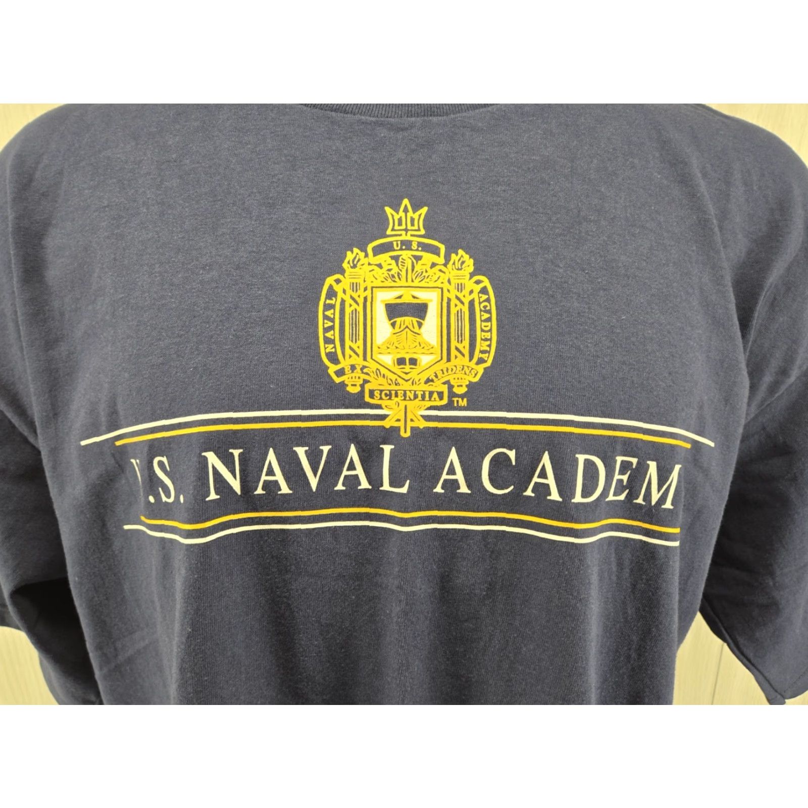 Jansport VINTAGE Jansport US Naval Academy Shirt Mens XL Blue Graphic Spellout 90s Size US XL / EU 56 / 4 - 3 Thumbnail