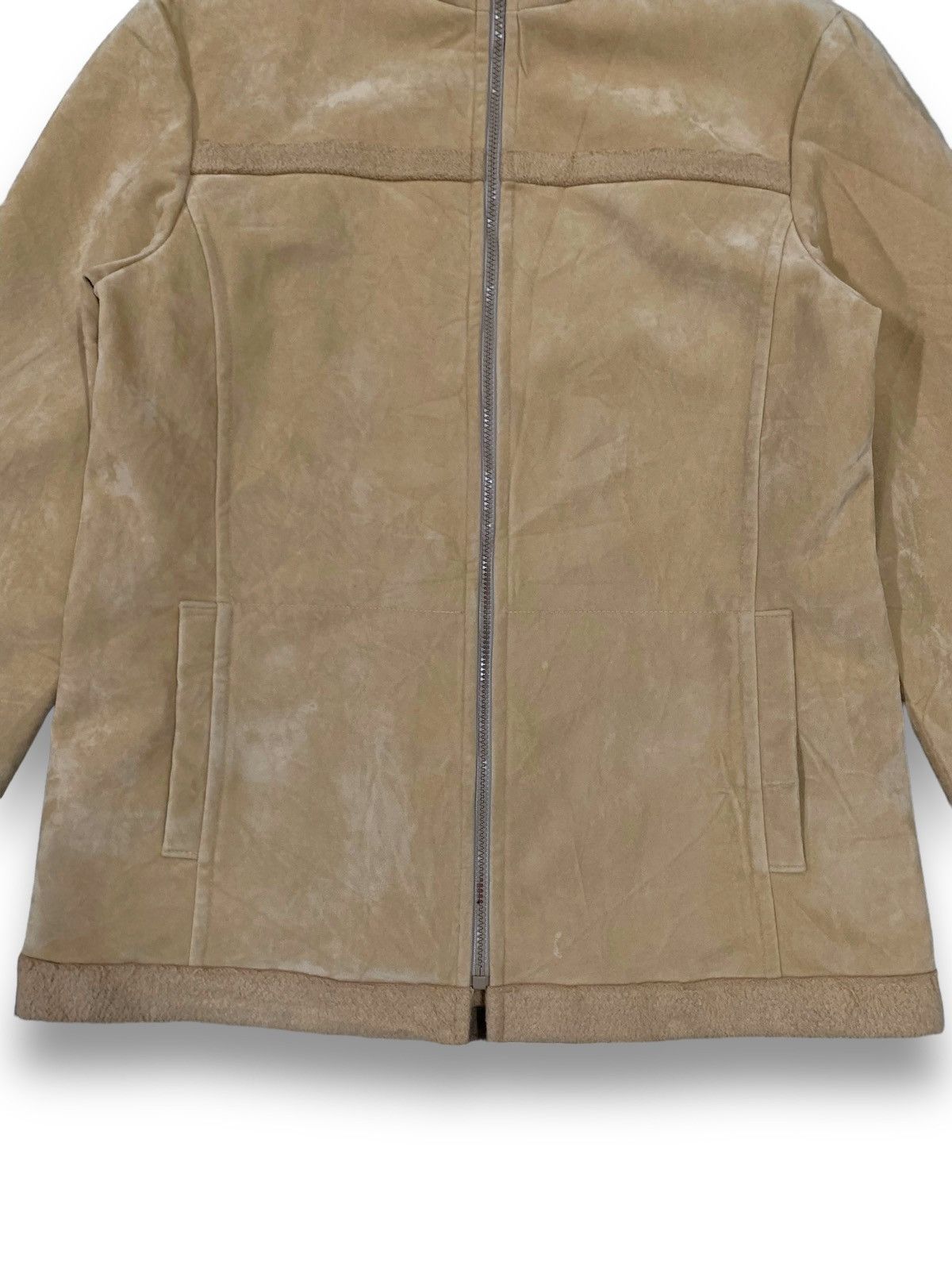 Santa Cruz Skateboards Vintage Santa Cruz Faux Suede Style Full Zip Light Jacket Size US M / EU 48-50 / 2 - 9 Thumbnail