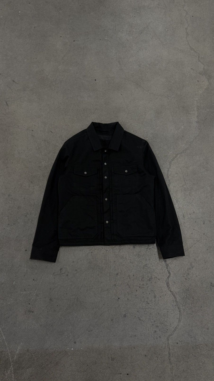 Chrome Hearts RARE! Chrome Hearts Black Waxed KS Jacket Size US L / EU 52-54 / 3 - 1 Thumbnail