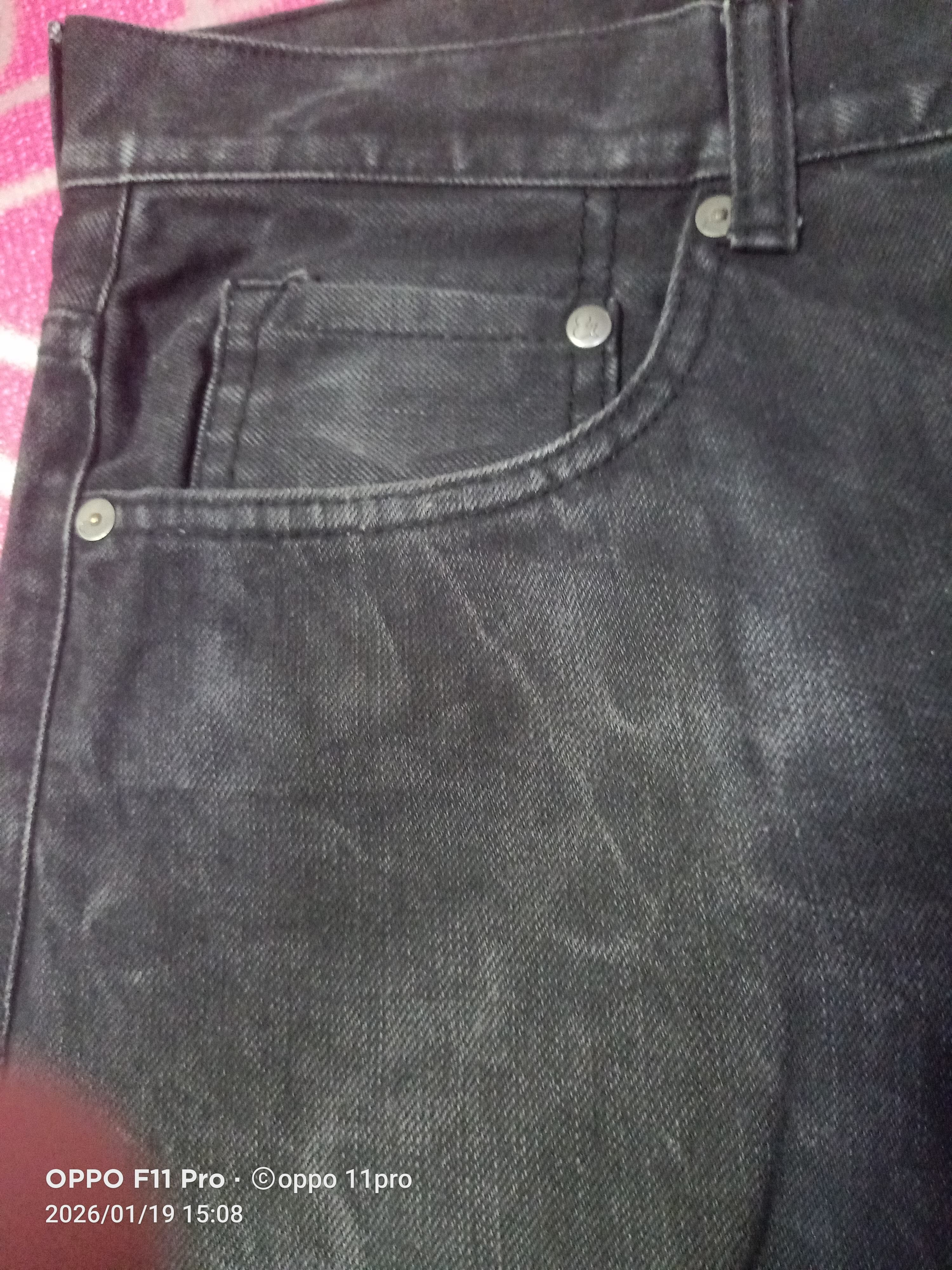 H&M H&M SuperBlack Men Straight Cut Denim 🌟 Size US 36 / EU 52 - 14 Thumbnail