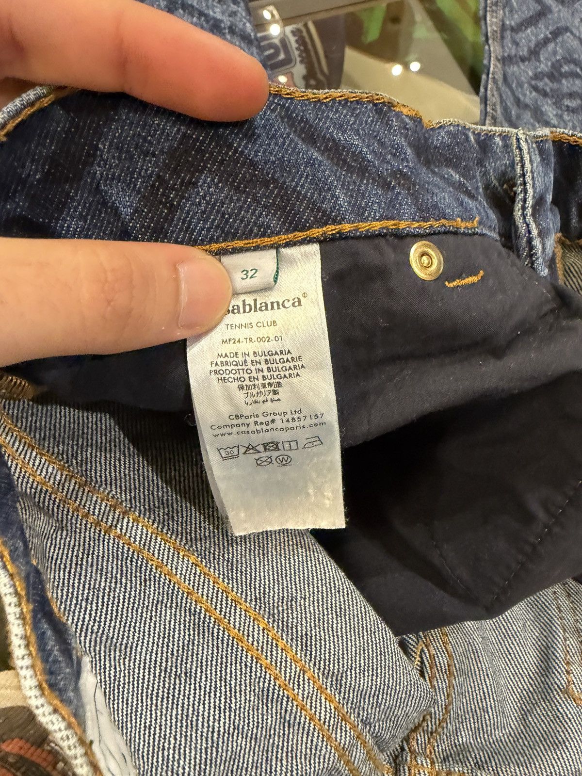 Casablanca Casablanca Laser Monogram Jeans Size US 32 / EU 48 - 4 Thumbnail