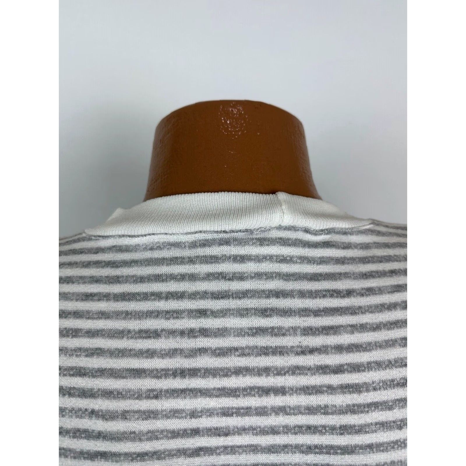 Etro VINTAGE San Francisco Sweatshirt XL Striped 90s USA Men Gray Pullover Knit Cotton Blend Polyester Stains Size US XL / EU 56 / 4 - 7 Thumbnail