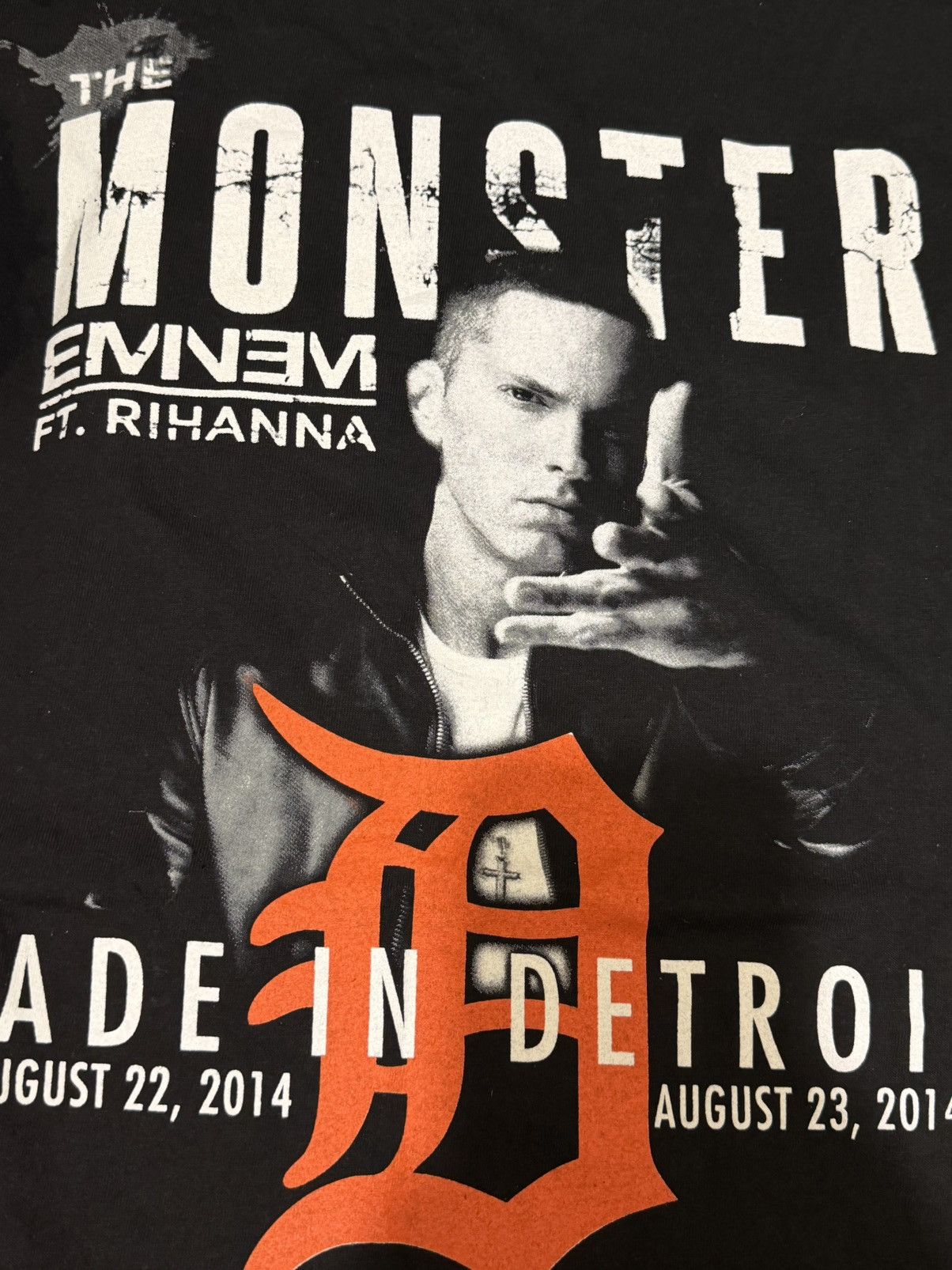 Alstyle Eminem X Rihanna The Monster Tour 2014 Black T Size US M / EU 48-50 / 2 - 2 Thumbnail
