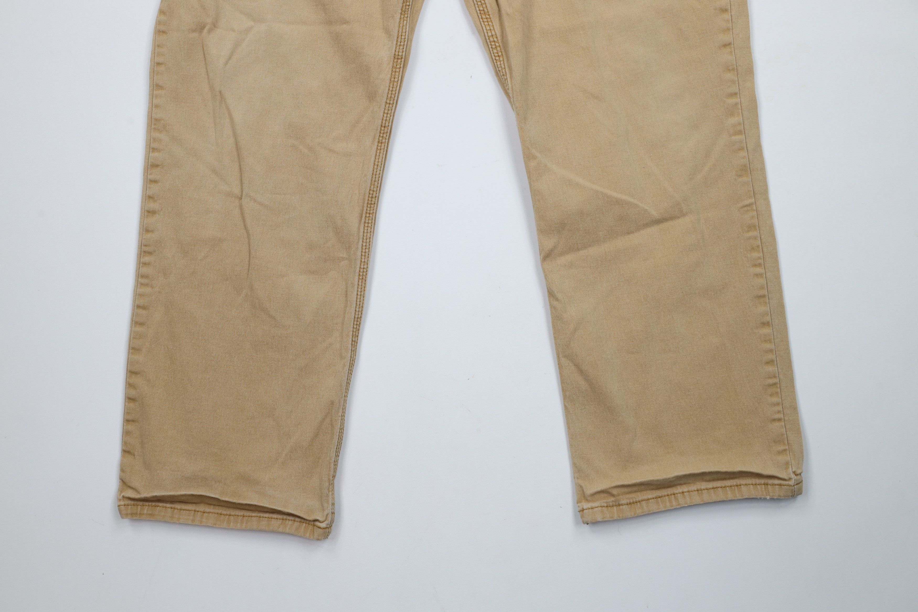 Carhartt × Vintage Vintage Y2K Carhartt Relaxed Wide Leg Canvas Dungaree Pants Size US 42 / EU 58 - 4 Thumbnail