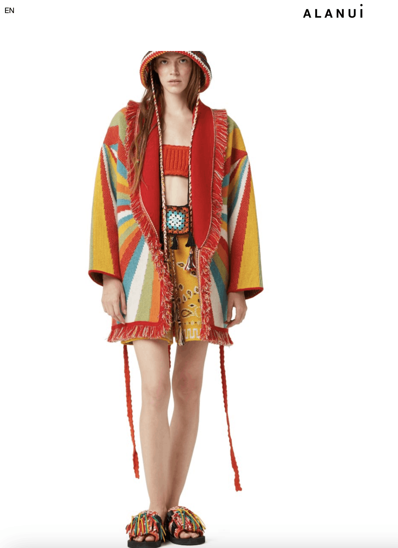 Alanui RARE $3,720 Cashmere Rolling Stones Cardigan Size ONE SIZE - 5 Thumbnail