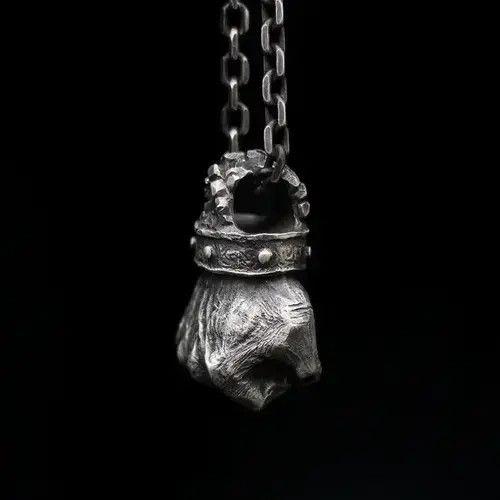 Other Gothic Pendants Fist Cross Necklace Size ONE SIZE - 4 Thumbnail