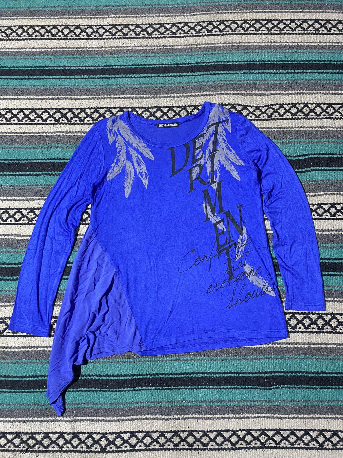 If Six Was Nine 2000s Ghost of Harlem - Reconstructed Vkei Shirt Size US M / EU 48-50 / 2 - 1 Thumbnail