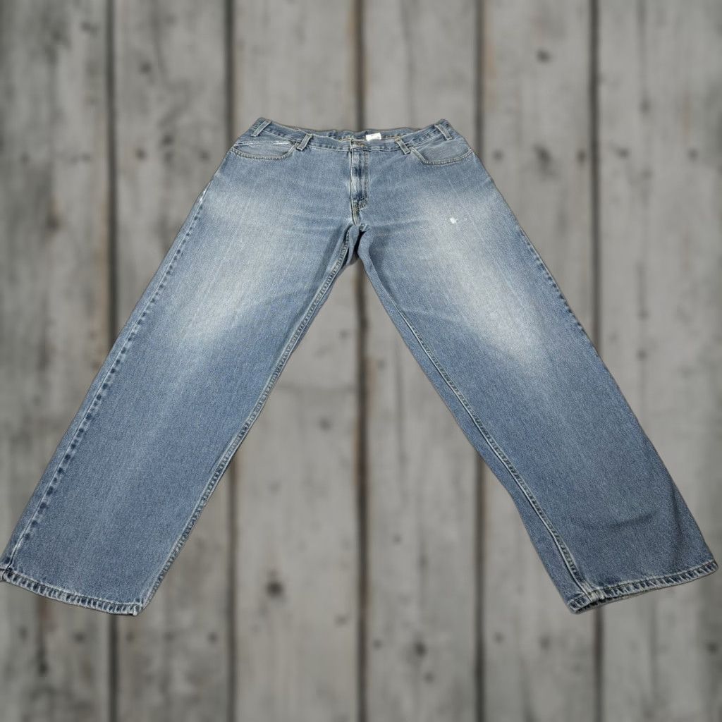 Levi's VINTAGE Levi's Silvertab Jeans Mens 38x34 Blue Denim Wide-Leg Relaxed 90s Y2K Baggy/Men's Pants Size US 38 / EU 54 - 1 Thumbnail
