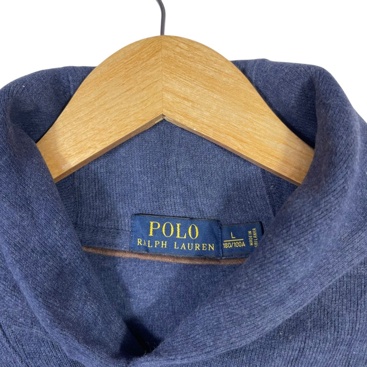 Polo Ralph Lauren Polo Ralph Lauren Shawl Collar Sweatshirt Pullover Pony Logo Size US L / EU 52-54 / 3 - 3 Thumbnail