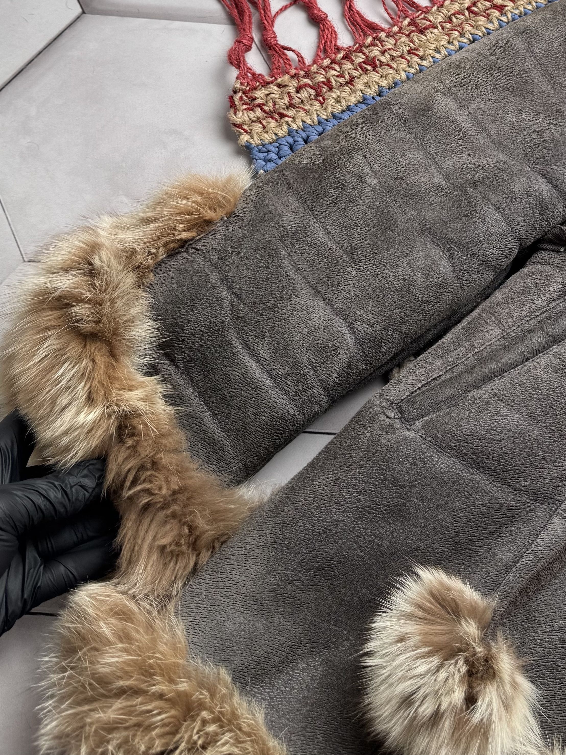 Japanese Brand Vintage Real Sheepskin Coat (E4) Size M / US 6-8 / IT 42-44 - 4 Thumbnail