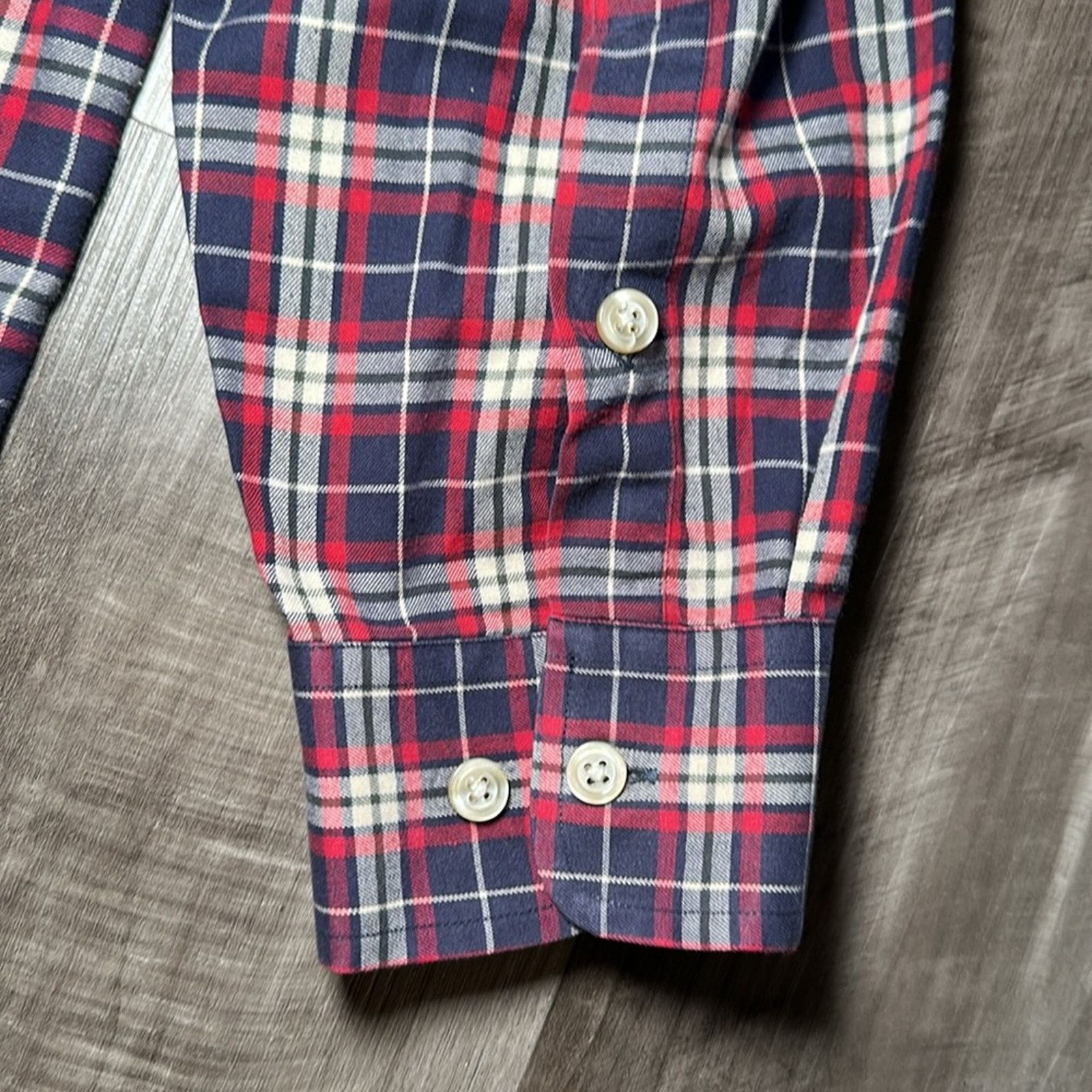 Orvis Orvis Light Flannel Plaid Long Sleeve Button Down - Large Size US L / EU 52-54 / 3 - 4 Thumbnail