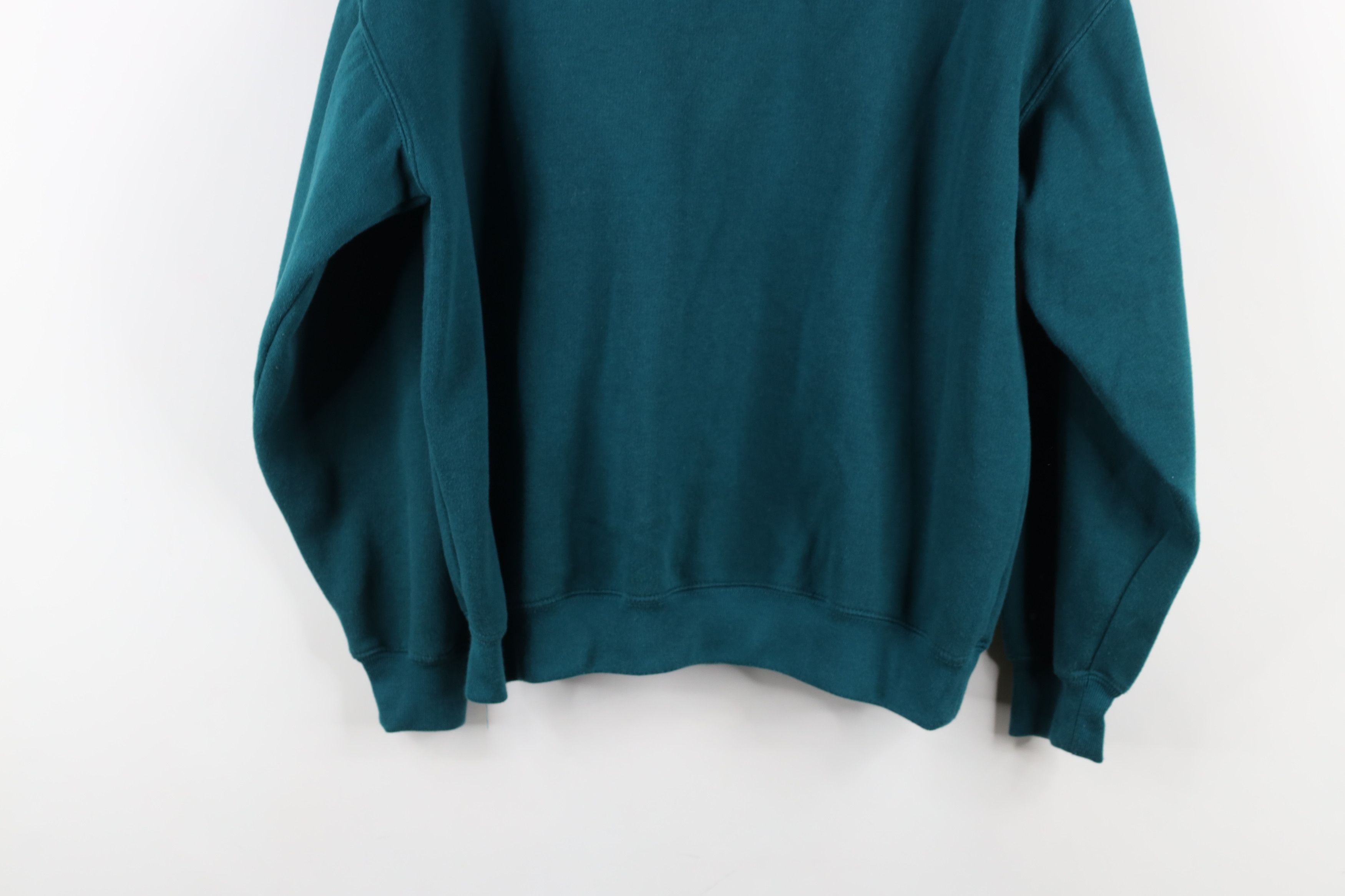 Vintage Vintage 90s Streetwear Flower Heart Collared Sweatshirt Size S / US 4 / IT 40 - 11 Thumbnail