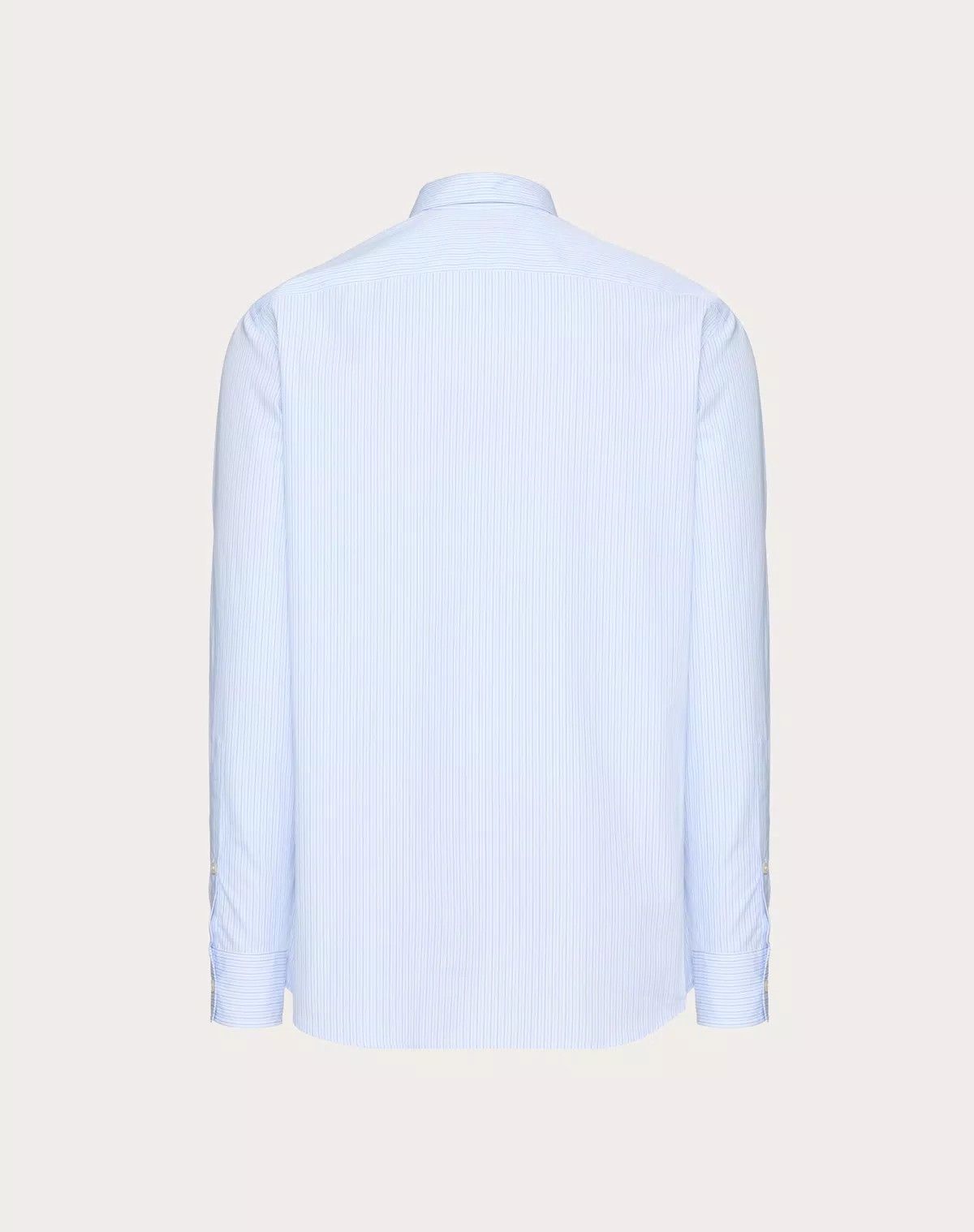 Valentino oc11z0725 Cotton Shirt in White/Blue Size US XL / EU 56 / 4 - 2 Thumbnail