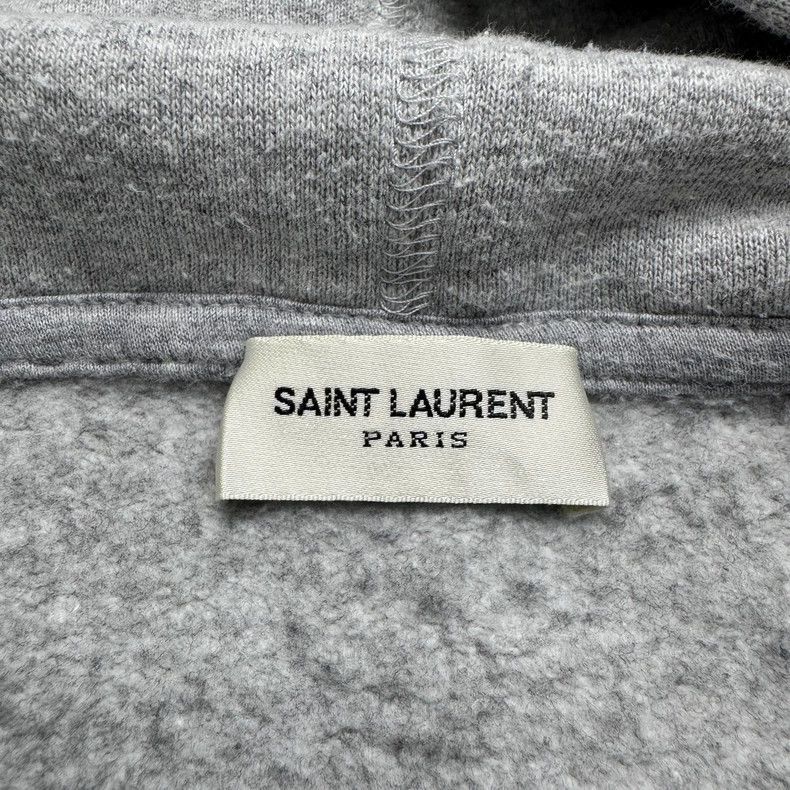 Saint Laurent Paris Cartoon Pattern Hooded Sweatshirt-2507 Size US XL / EU 56 / 4 - 4 Thumbnail