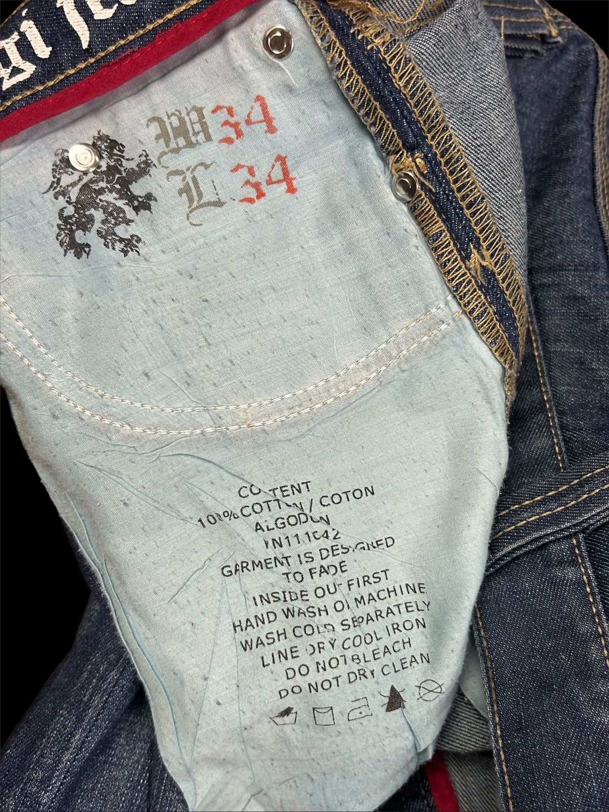 Coogi Coogi Wide Leg Embroidered Jeans Size US 34 / EU 50 - 19 Thumbnail