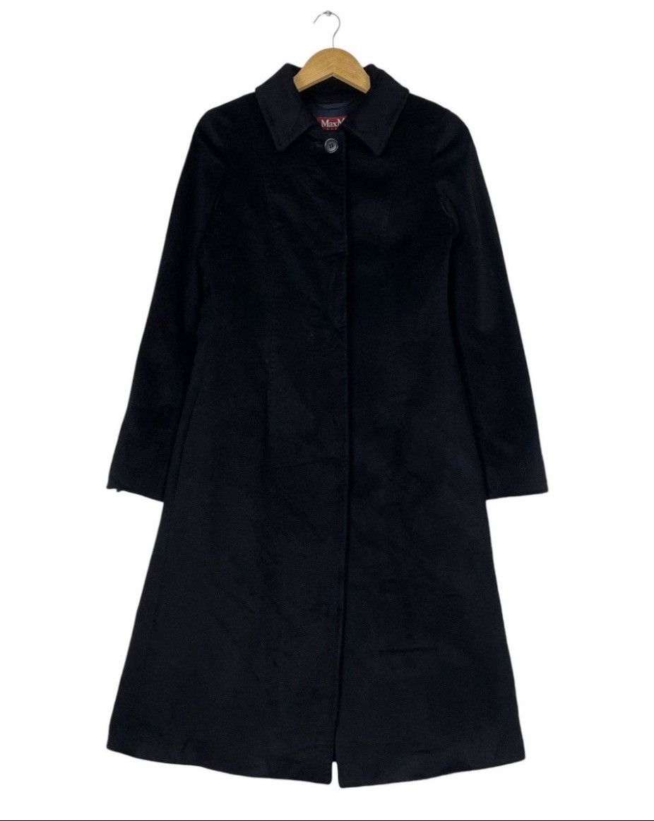 Designer × Max Mara 💥MAX MARA STUDIO BLACK PARKA JACKET Size S / US 4 / IT 40 - 1 Thumbnail