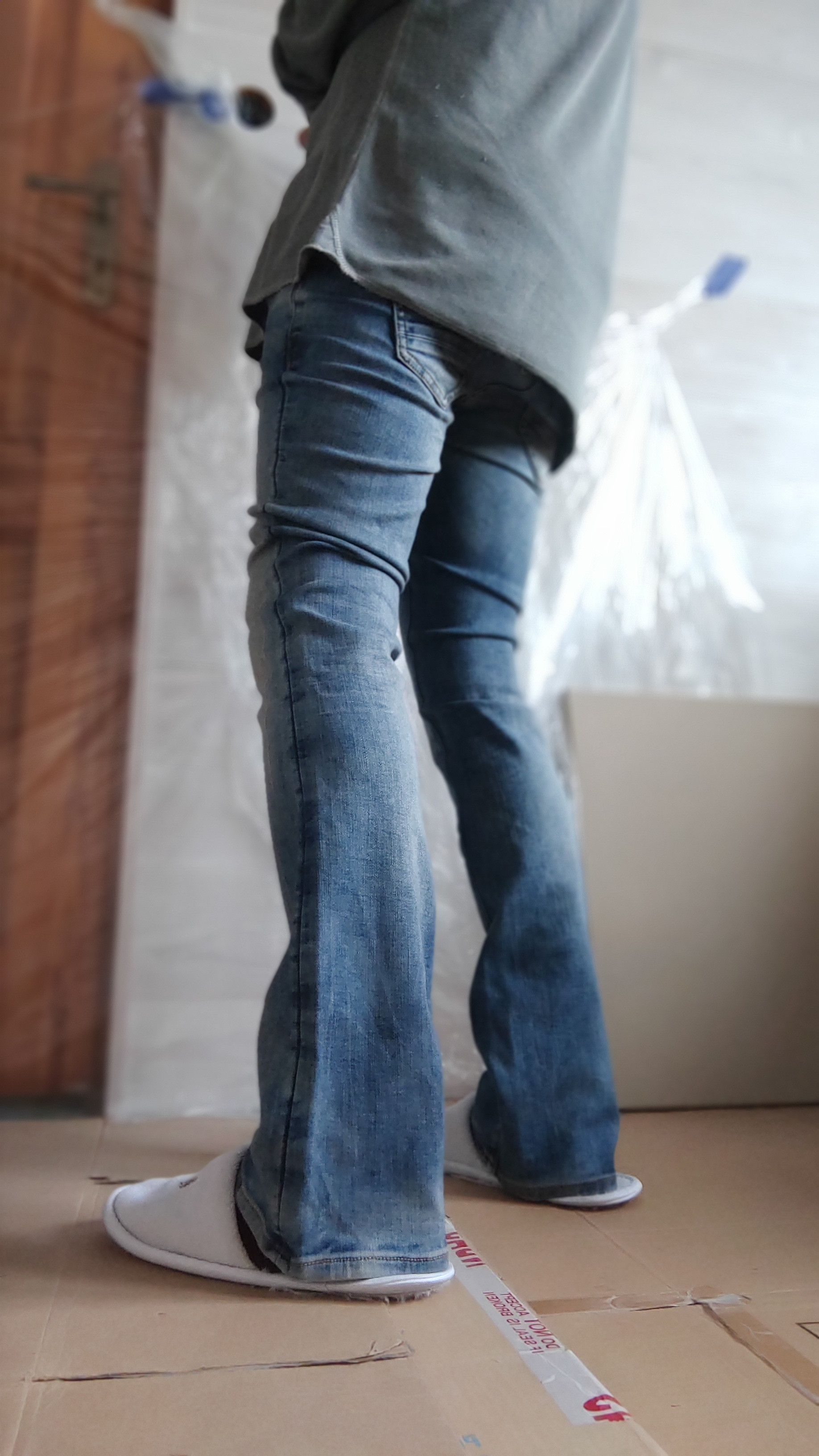 G-Star Flared Bootcut Skinny Stacked Pants Bell Bottom Denim 27 Size US 27 - 14 Thumbnail