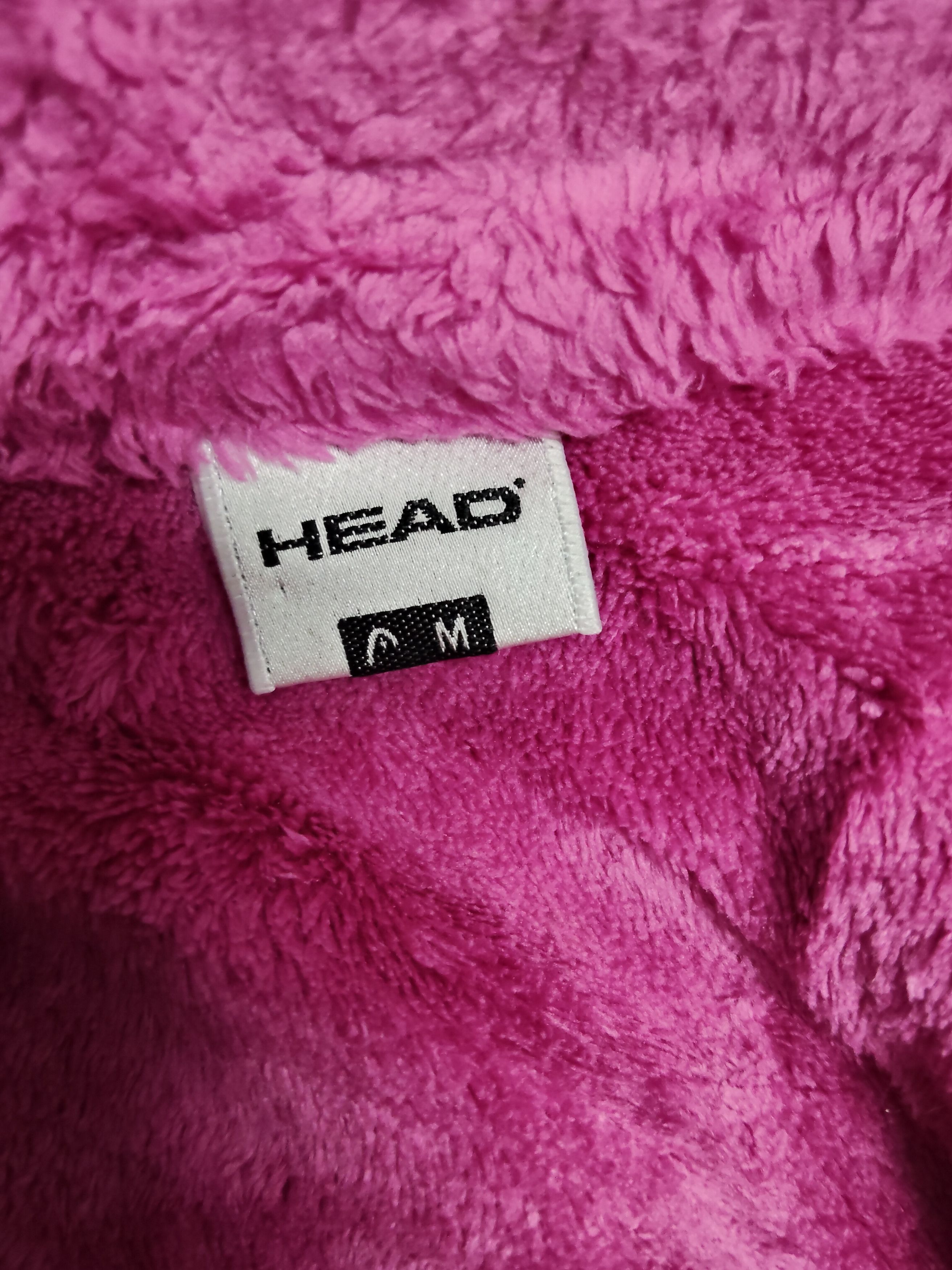 Japanese Brand vintage HEAD fleece jacket sweater pink size m Size M / US 6-8 / IT 42-44 - 3 Thumbnail