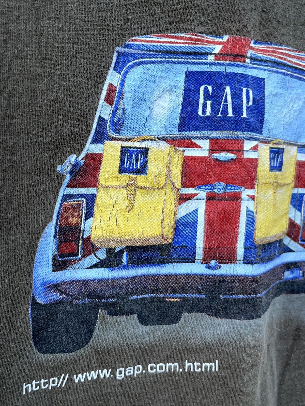 Gap × Vintage Vintage GAP x Mini Cooper London T-shirt Size US L / EU 52-54 / 3 - 3 Thumbnail