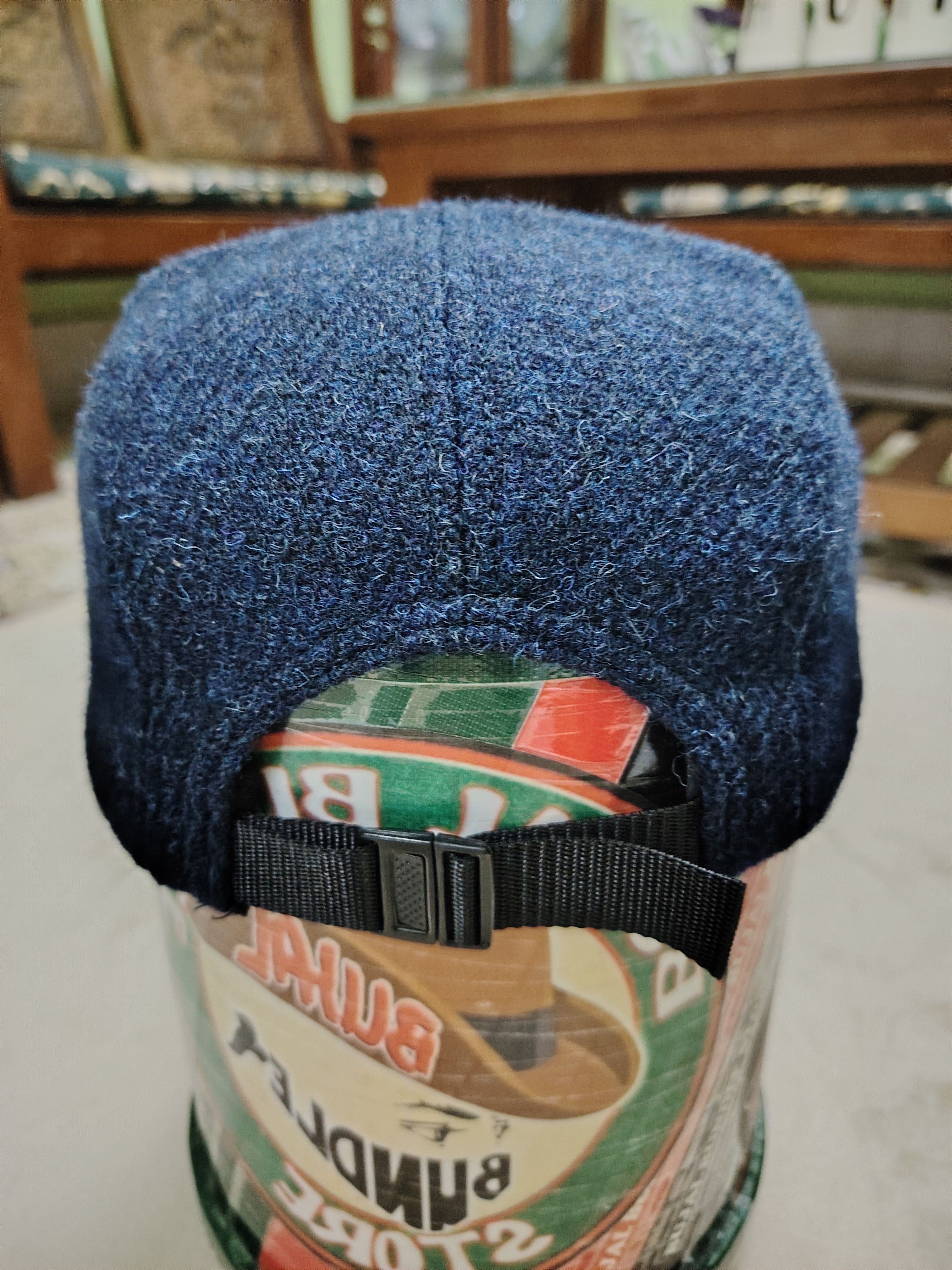 Harris Tweed × Supreme Supreme x Harris Tweed Wool 5 Panel Cap NAVY Size ONE SIZE - 4 Thumbnail