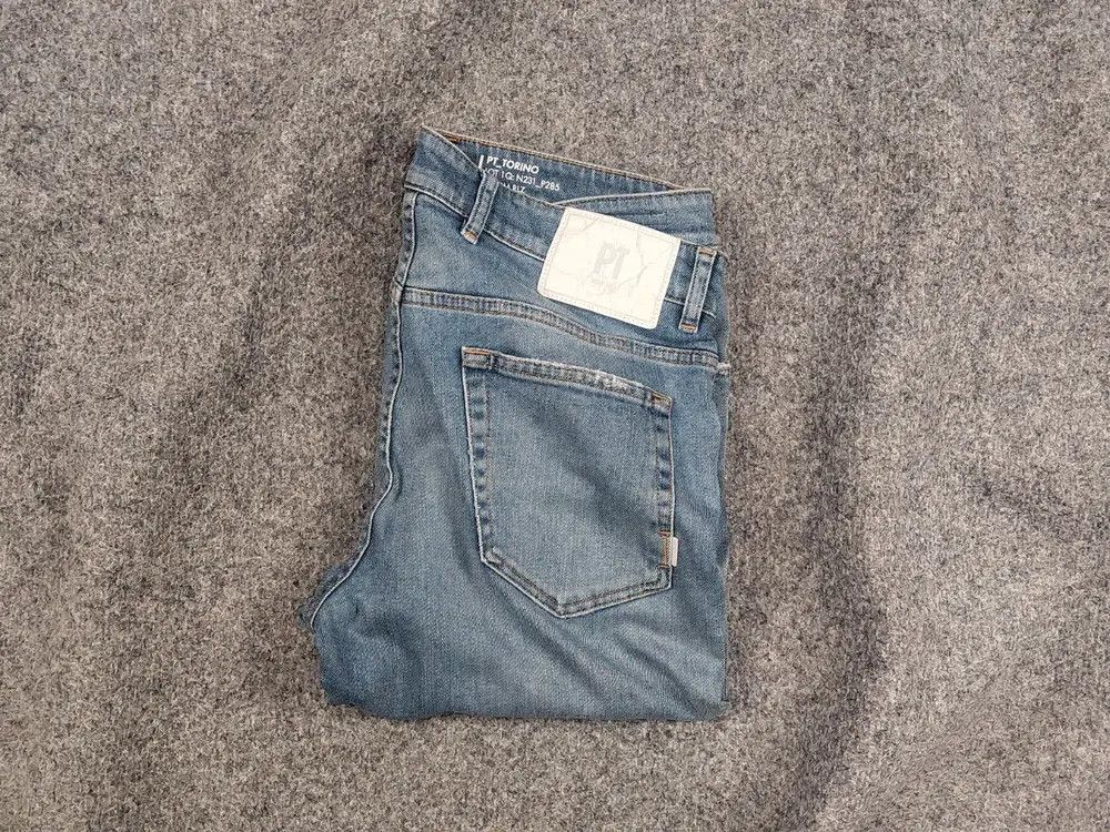 PT Torino PT Torino Reggae Design Ankle Wash blue Denim Jeans Size US 33 - 1 Thumbnail