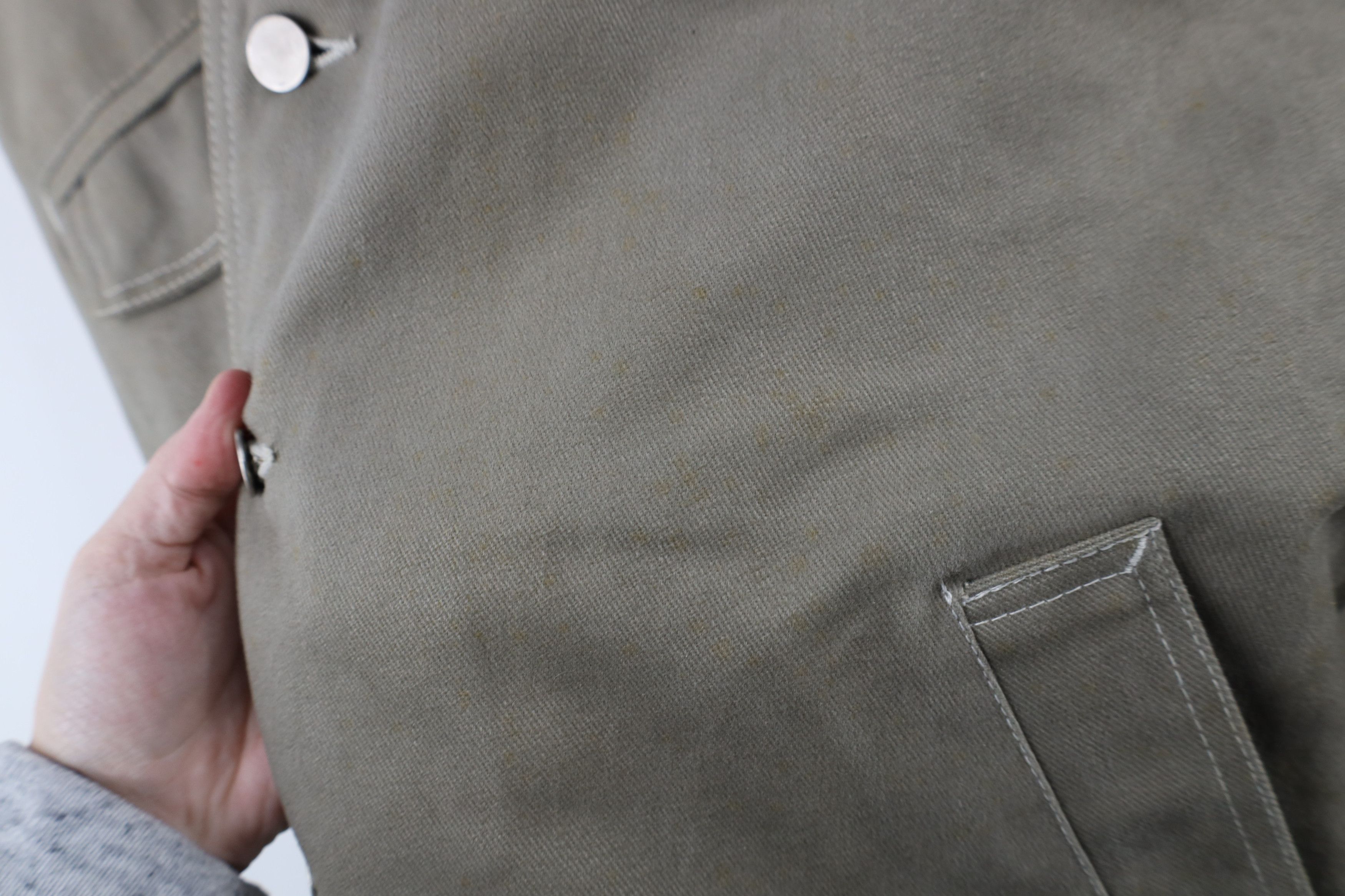 Marlboro × Vintage Vintage 90s Marlboro Leather Collar Trucker Jacket Gray Size US XL / EU 56 / 4 - 8 Thumbnail