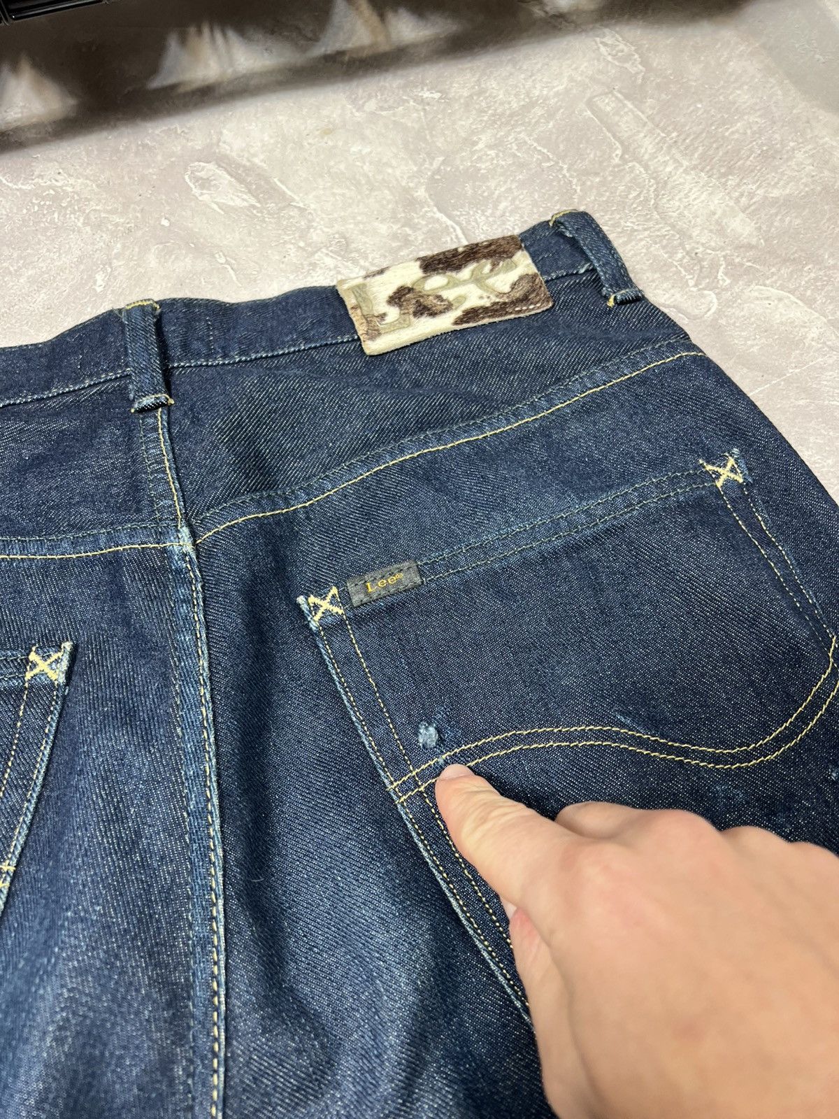 Lee Vintage Junya Watanabe Style Lee Japanese Jeans Size US 30 / EU 46 - 9 Thumbnail