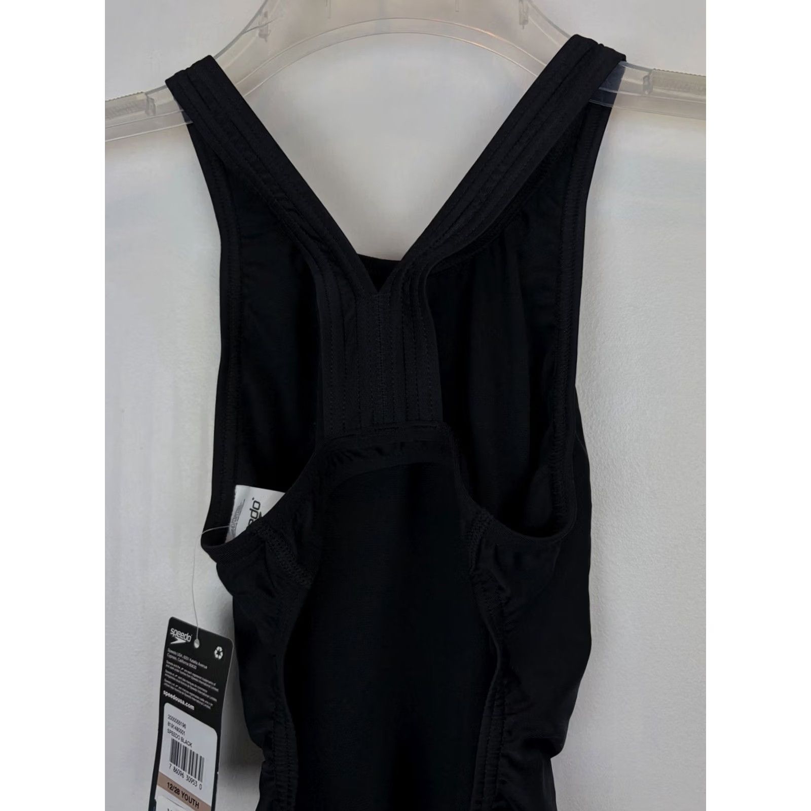 Speedo Speedo Womens One Piece Swimsuit Size 6/32 Black Competition F New In Box New Size ONE SIZE - 2 Thumbnail