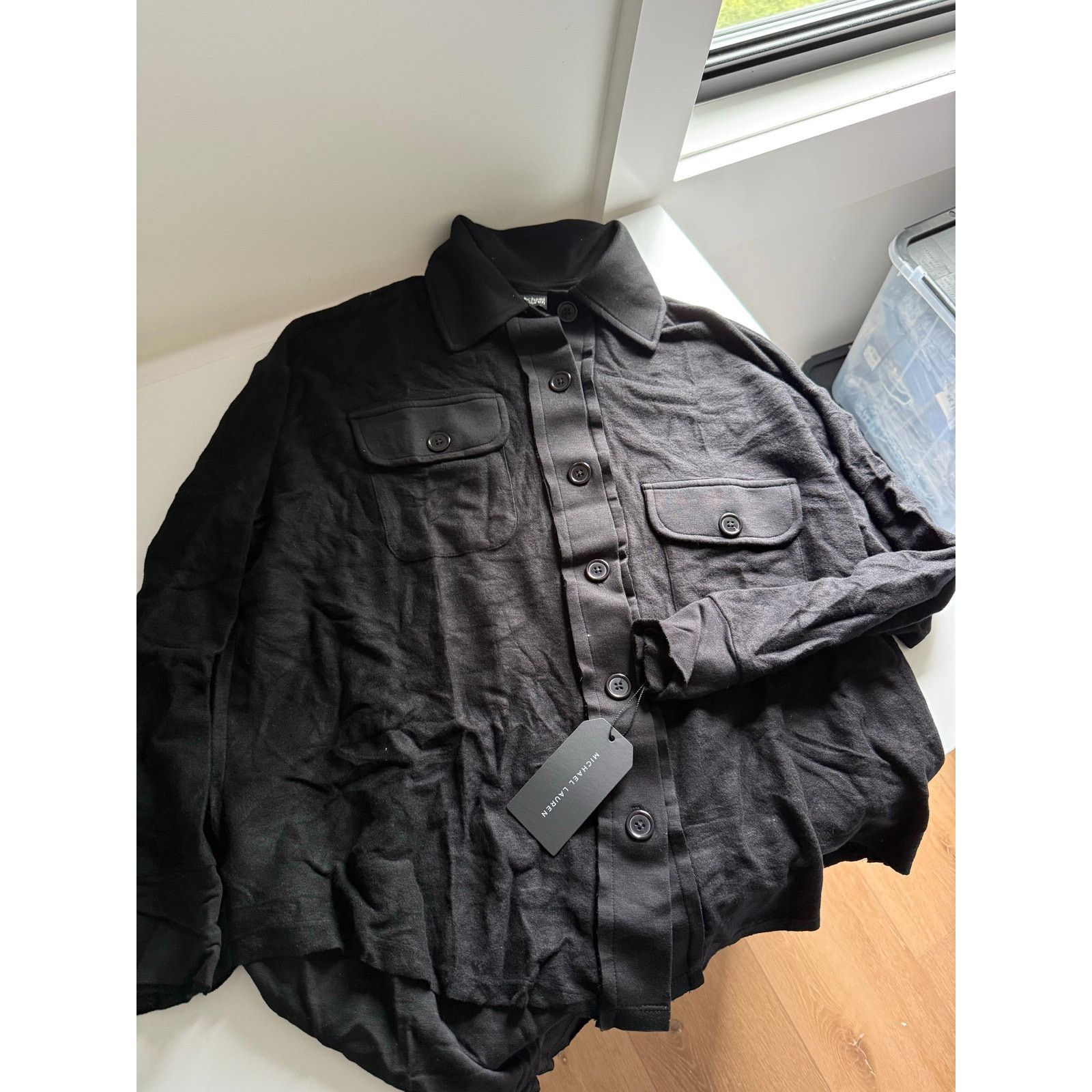 REVOLVE $174 New Michael Lauren Revolve Black Shacket - XS / S Size S / US 4 / IT 40 - 5 Thumbnail