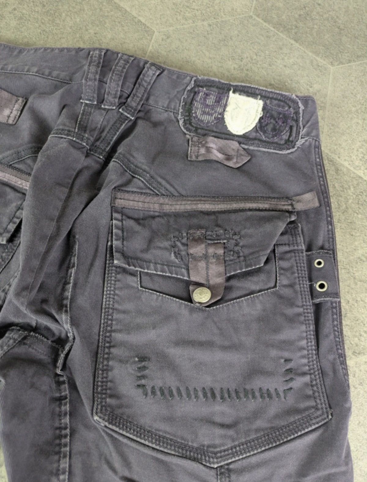 Marithe + Francois Girbaud Marithé + François Girbaud Y2K jeans - purple - 2000s retro Size US 30 / EU 46 - 5 Thumbnail