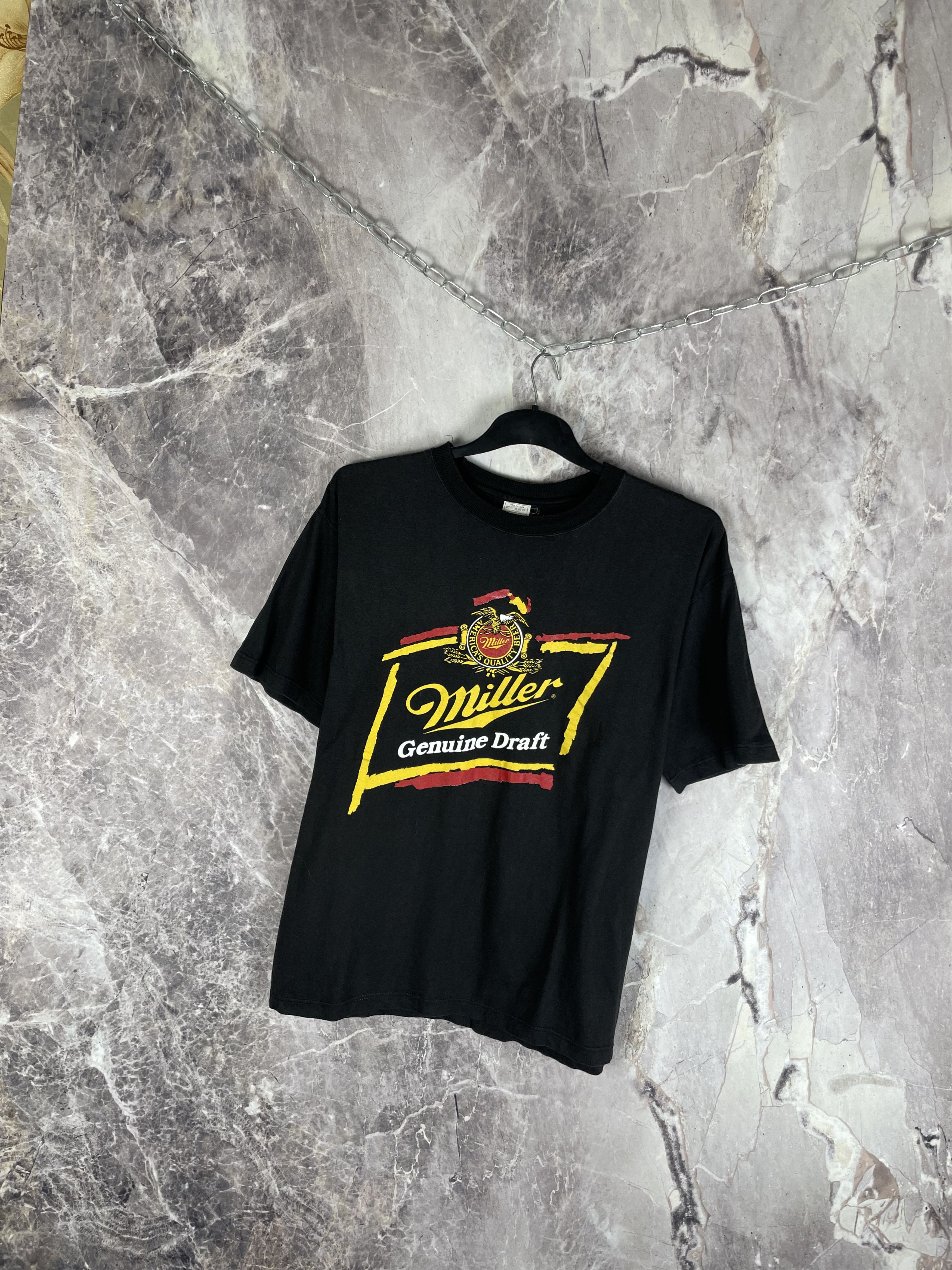 Vintage Miller beer vintage tee single stitch 90s Size US XXL / EU 58 / 5 - 2 Thumbnail