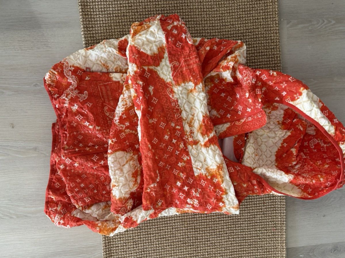 Louis Vuitton Louis Vuitton Monogram Tie-Dye Windbreaker Jacket Red/White Size US L / EU 52-54 / 3 - 4 Thumbnail