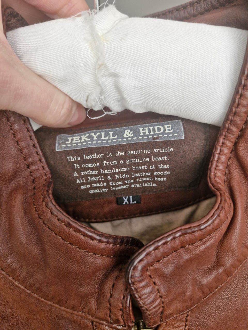 Other Jekyll & Hide Brown Leather Jacket – XL • Genuine Leather Size US XL / EU 56 / 4 - 11 Thumbnail