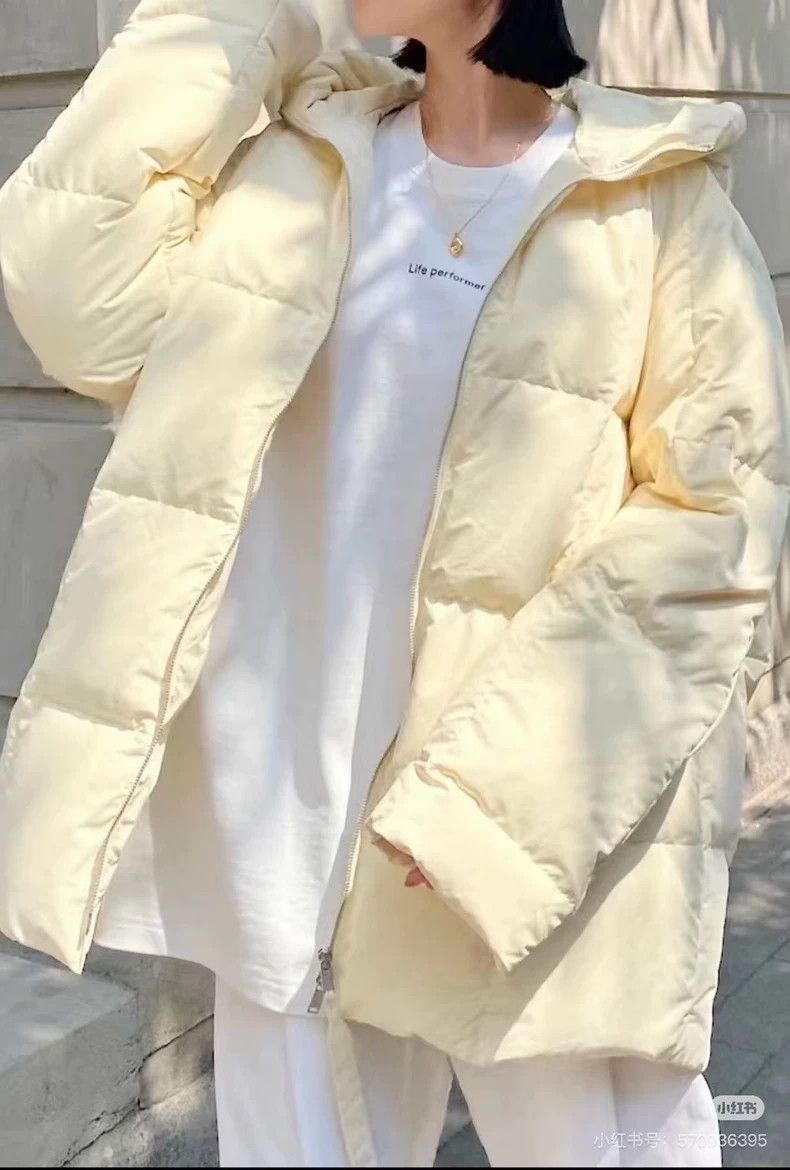 Jil Sander Jil Sander White down jacket Size 4XL / US 24-26 - 1 Thumbnail