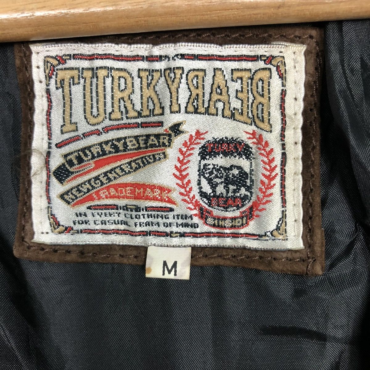 Japanese Brand 🔥VINTAGE GENUINE LEATHER VEST BIKET JACKET TURKY BEAR Size US M / EU 48-50 / 2 - 18 Thumbnail