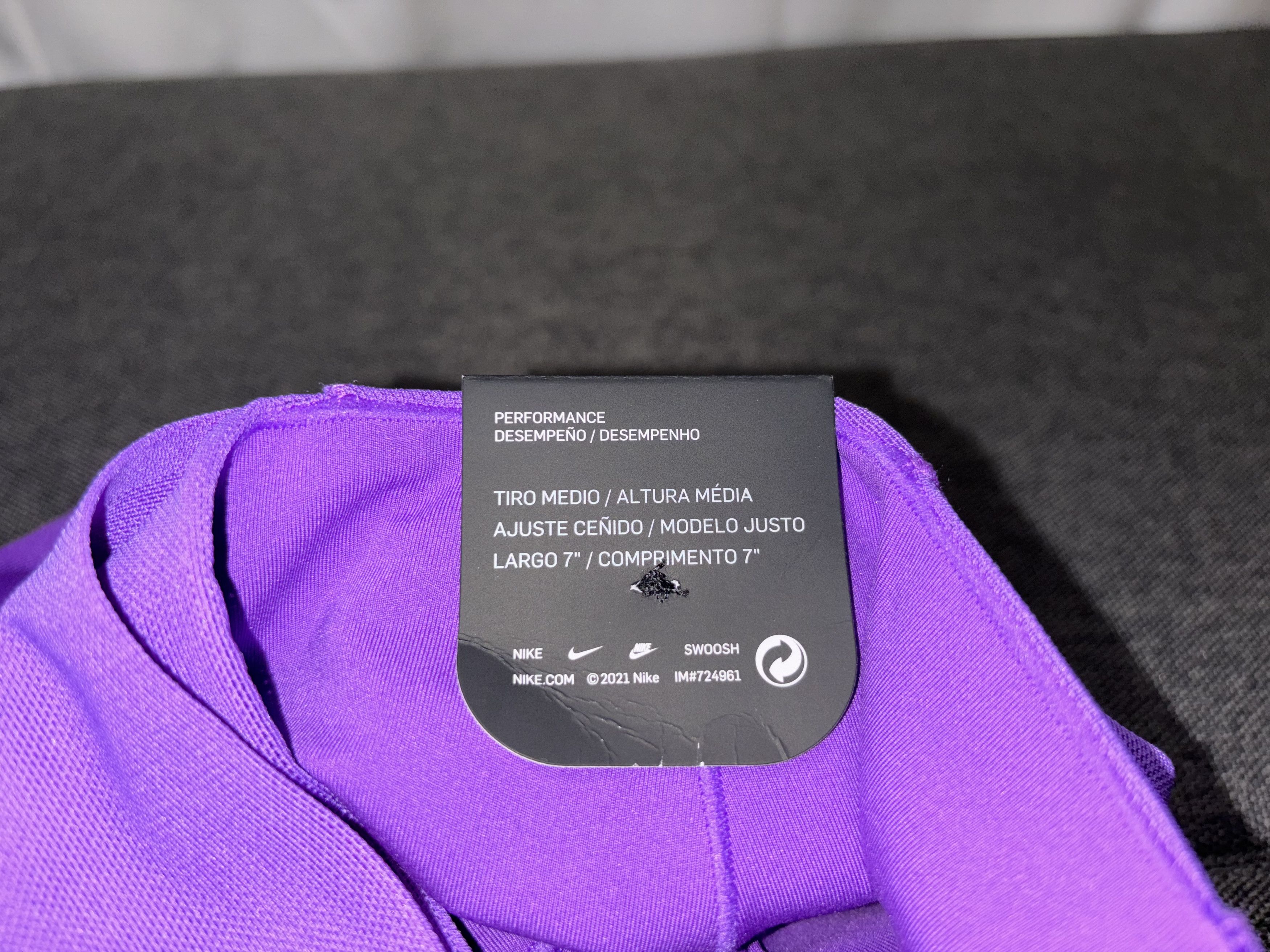 Nike Nike Indy Bra and Dri-Fit Shorts Set Purple Size XS Size 22" - 12 Thumbnail