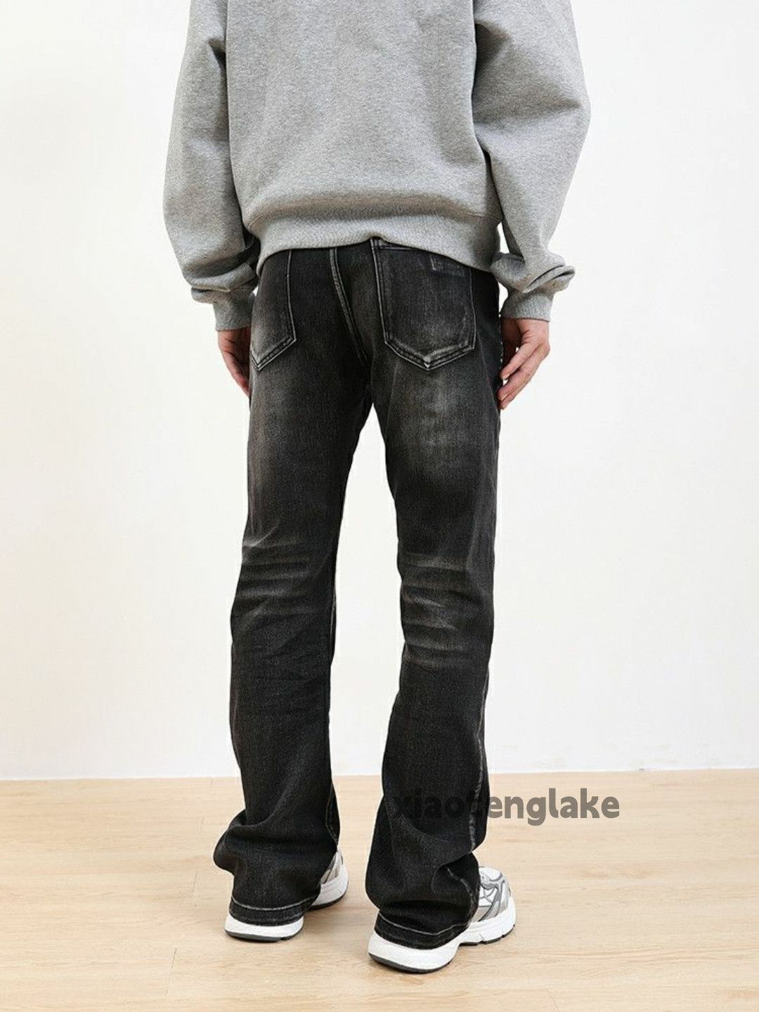 Jean × Vintage washed faded cleanfit yuppie bootcut flared punk jeans Size US 28 / EU 44 - 7 Thumbnail