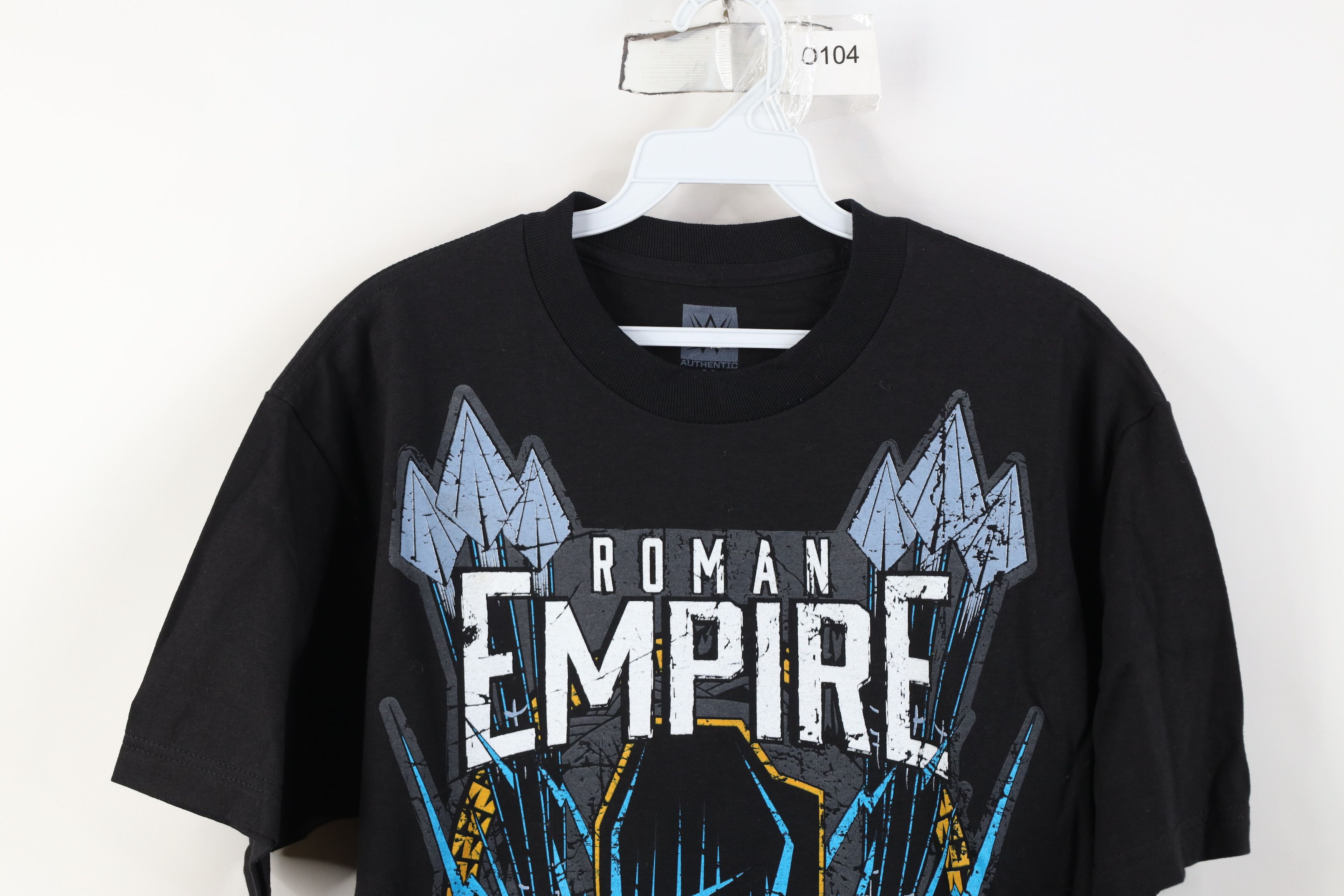 Vintage Vintage Y2K WWE WWF Reigns Empire Wrestling T-Shirt Black Size US M / EU 48-50 / 2 - 2 Thumbnail
